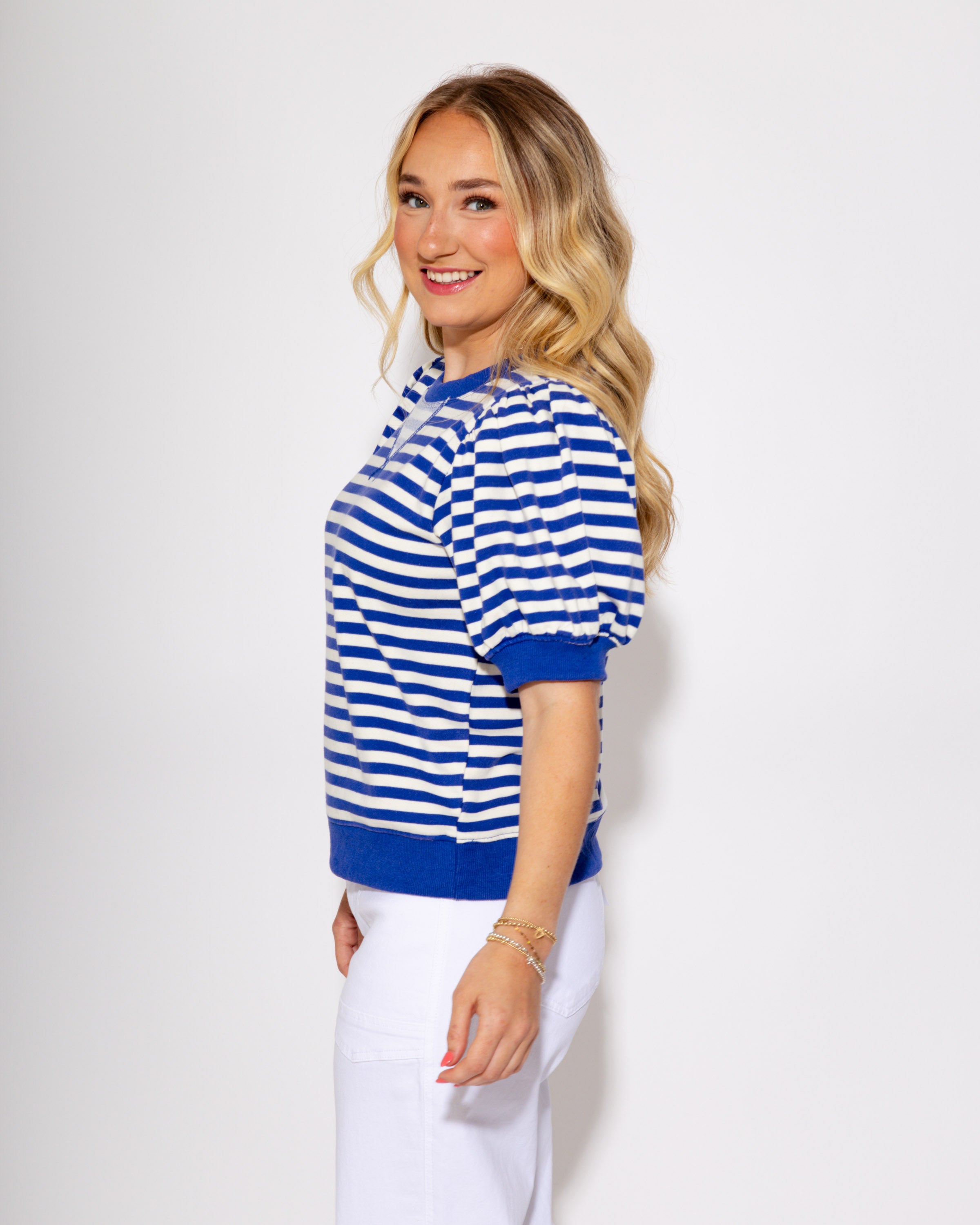 The Sideline Spirit Popover in Royal Blue