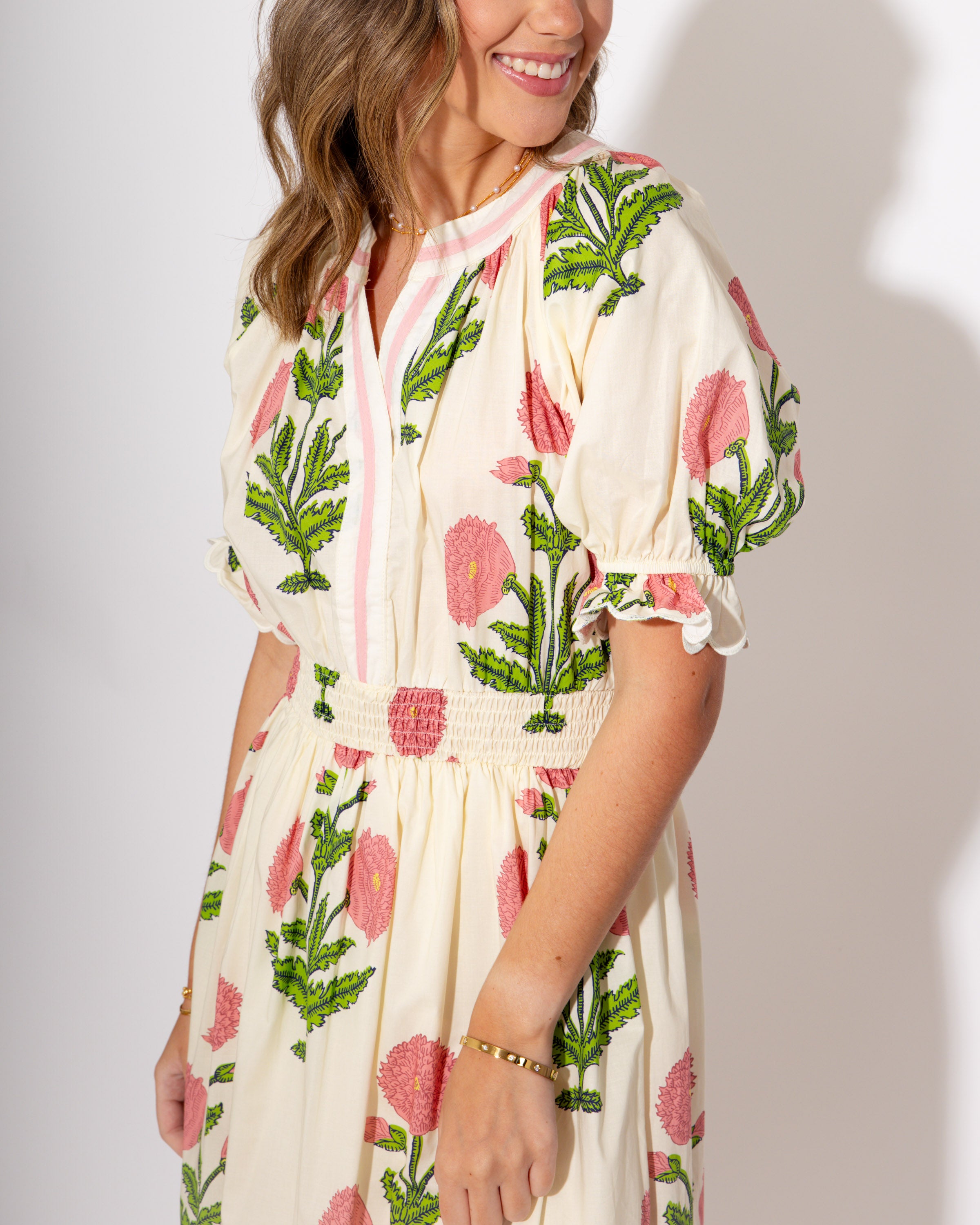 In Full Bloom Midi Dress