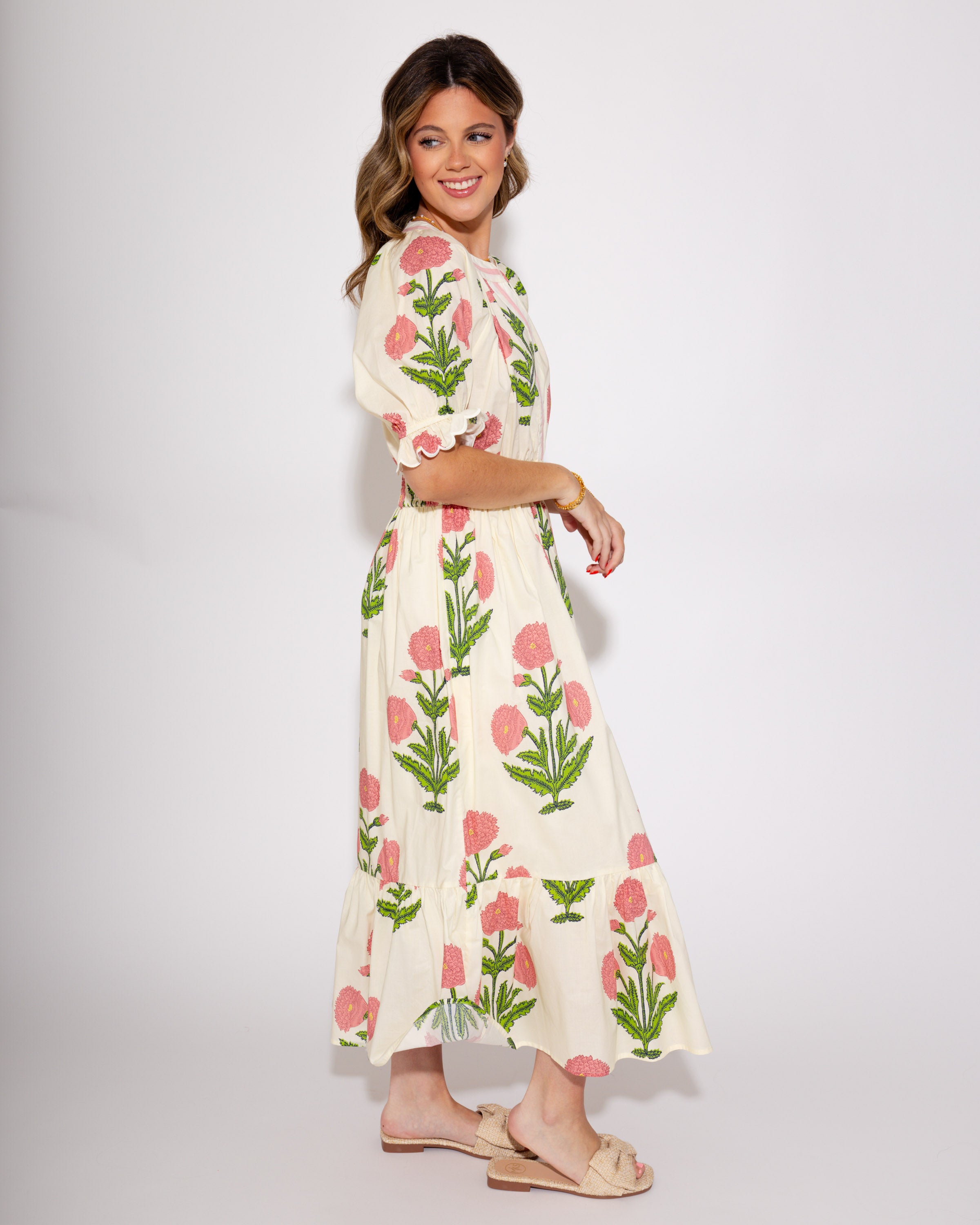 In Full Bloom Midi Dress