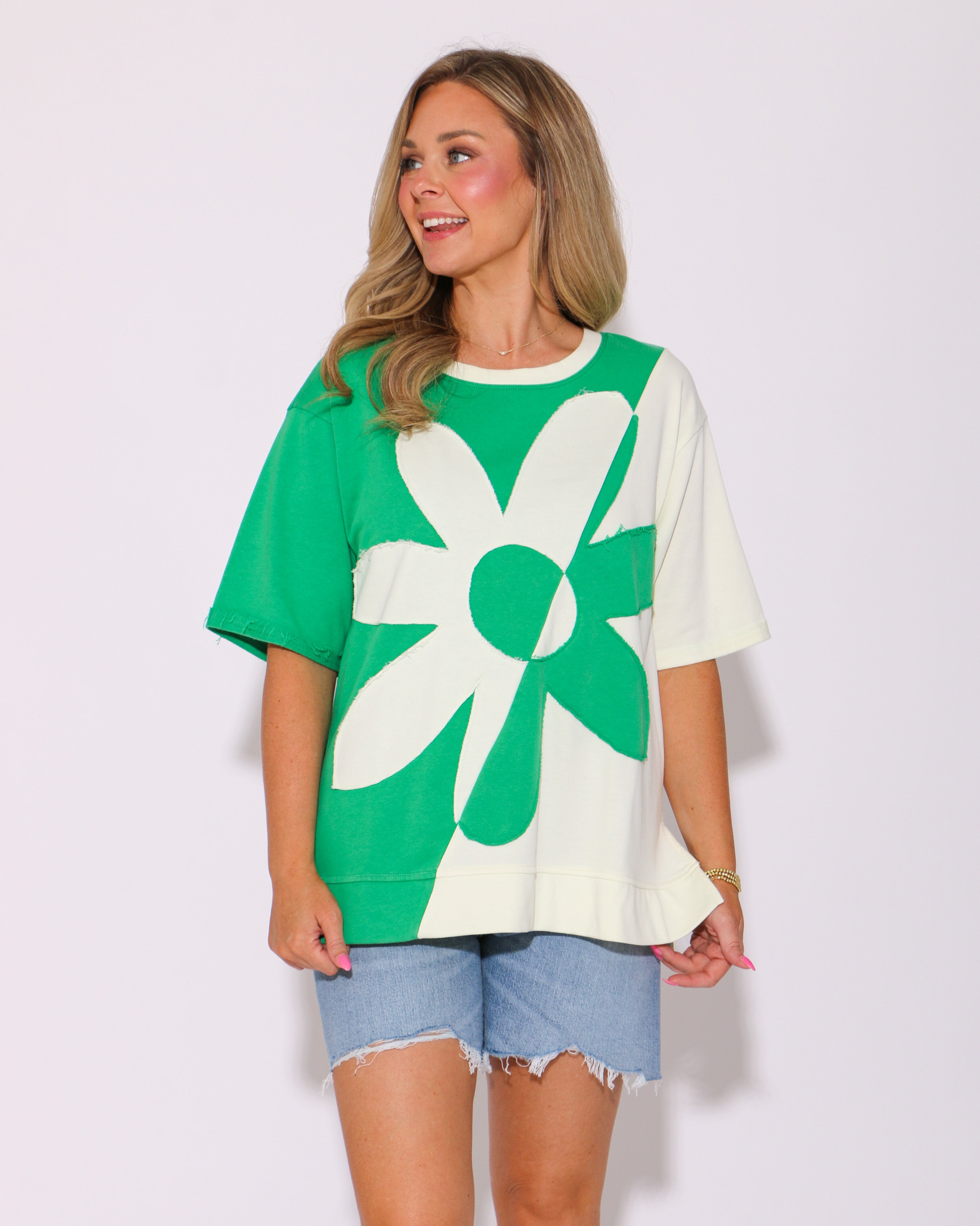 Daisy Block Top