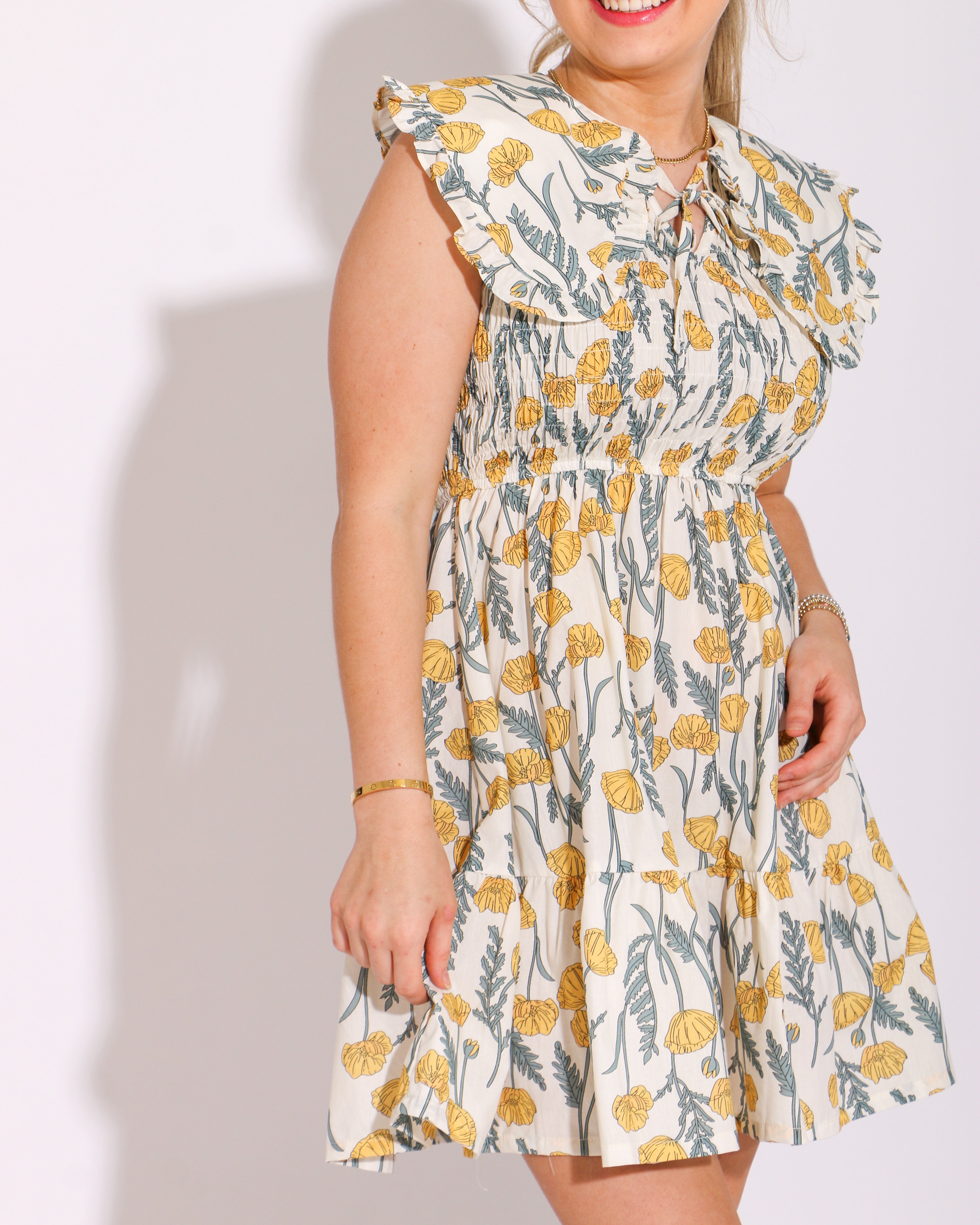 Honey Floral Smocked Dress