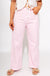 Pink High Rise Barrel Twist Jeans - JBD Just Black Denim - Gaudie & Co. Texas Boutique