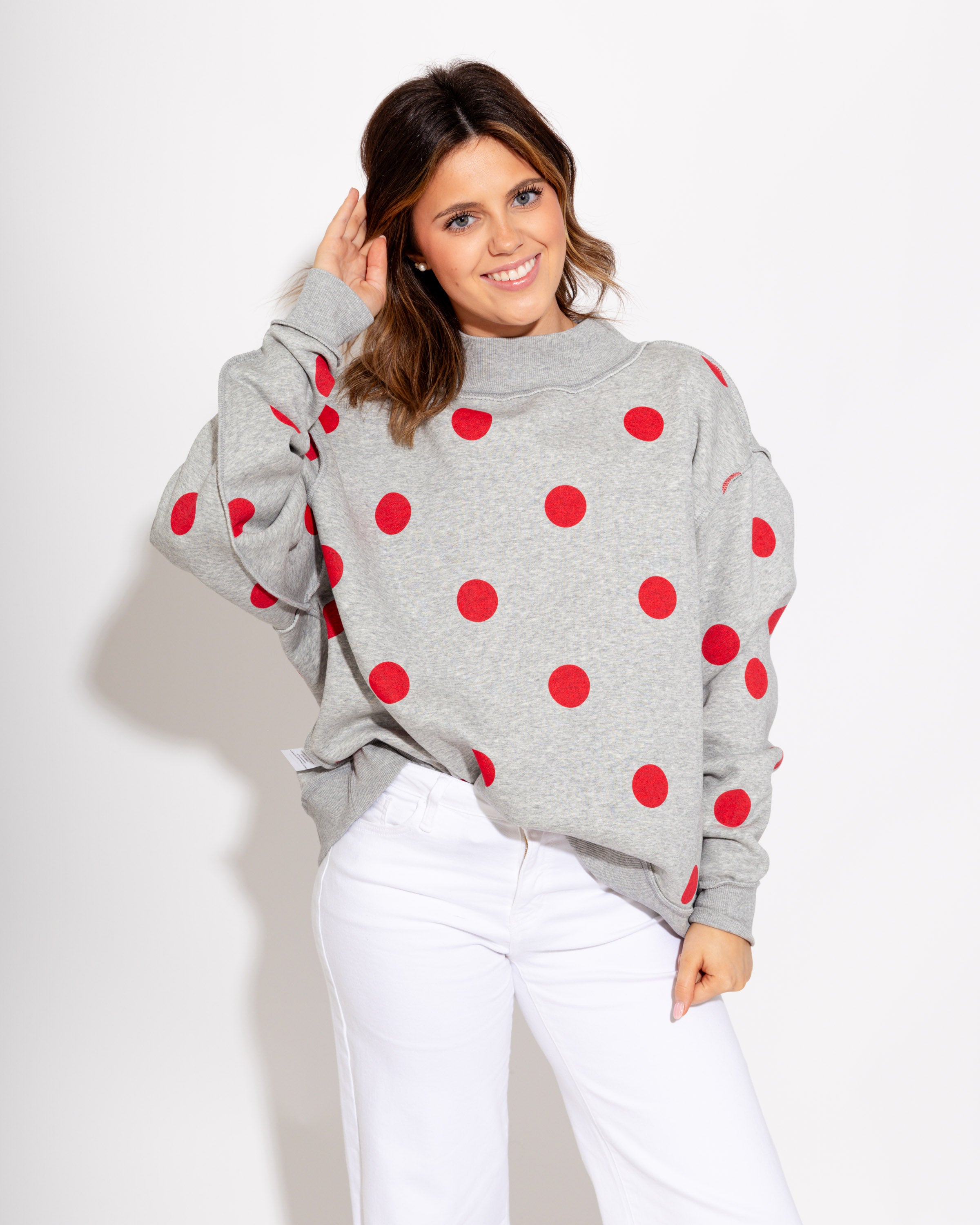 Play Ball 2-Sided Mock Sweatshirt