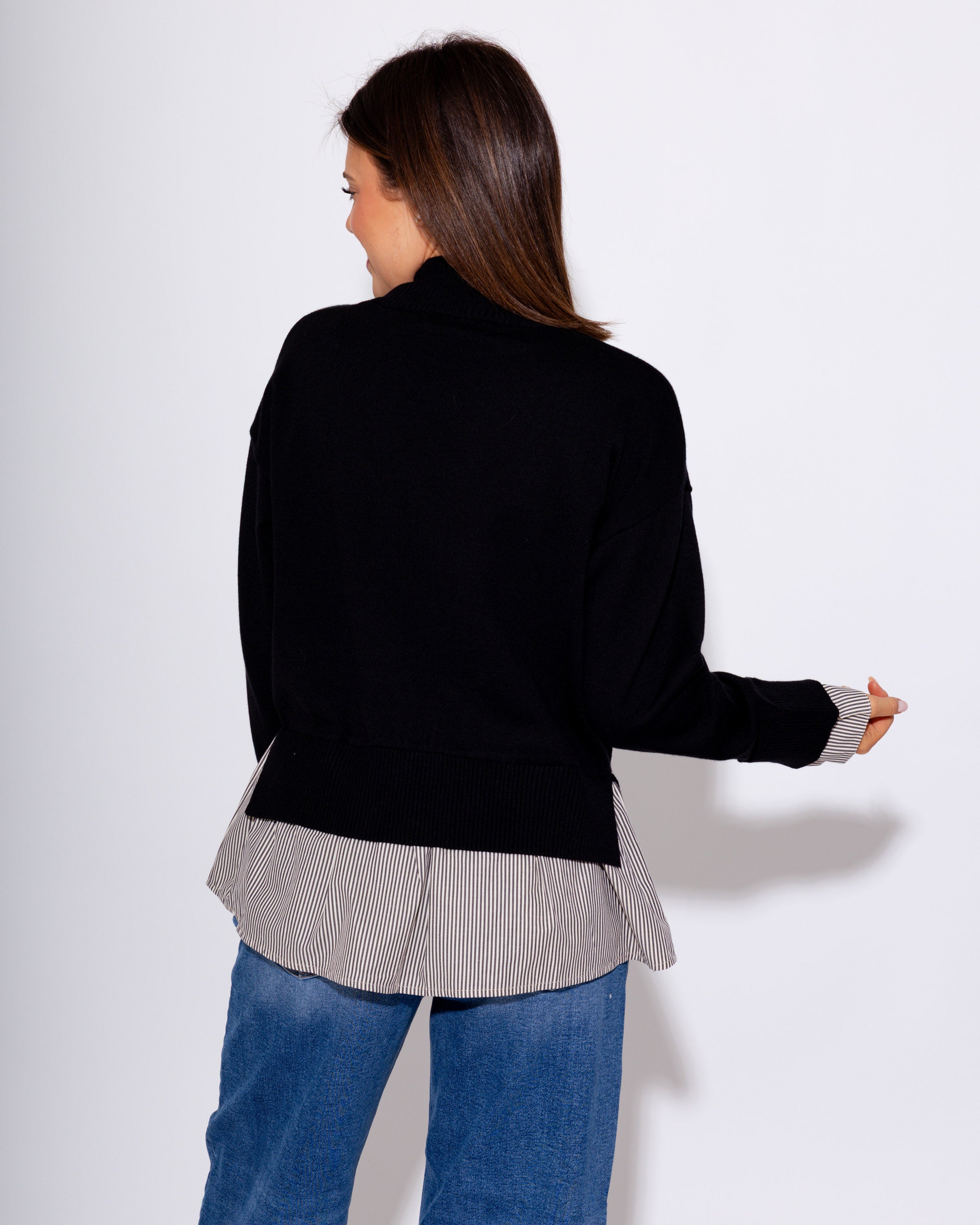Effortless Layers Mock Neck Top