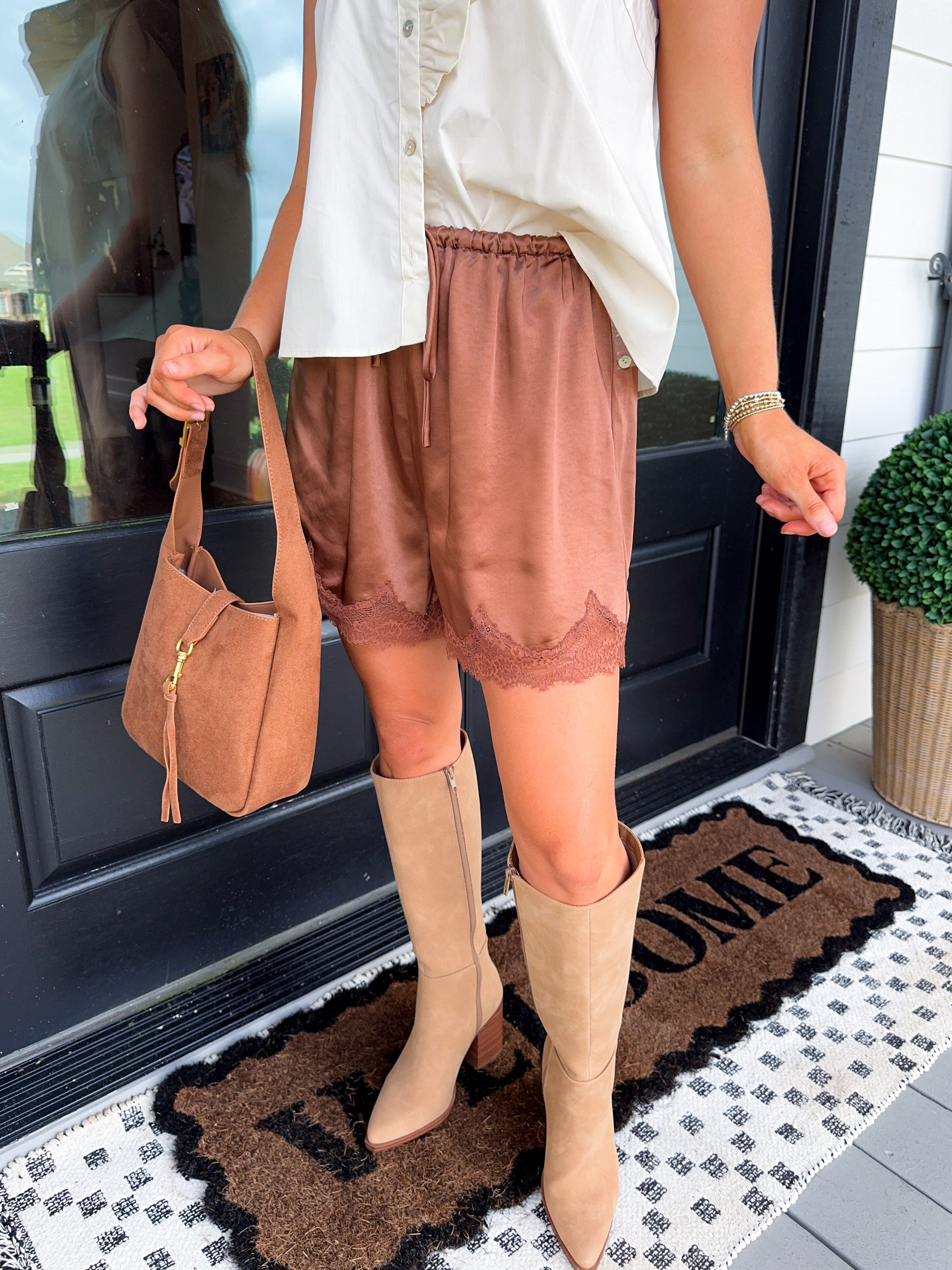 Satin Sweetheart Shorts