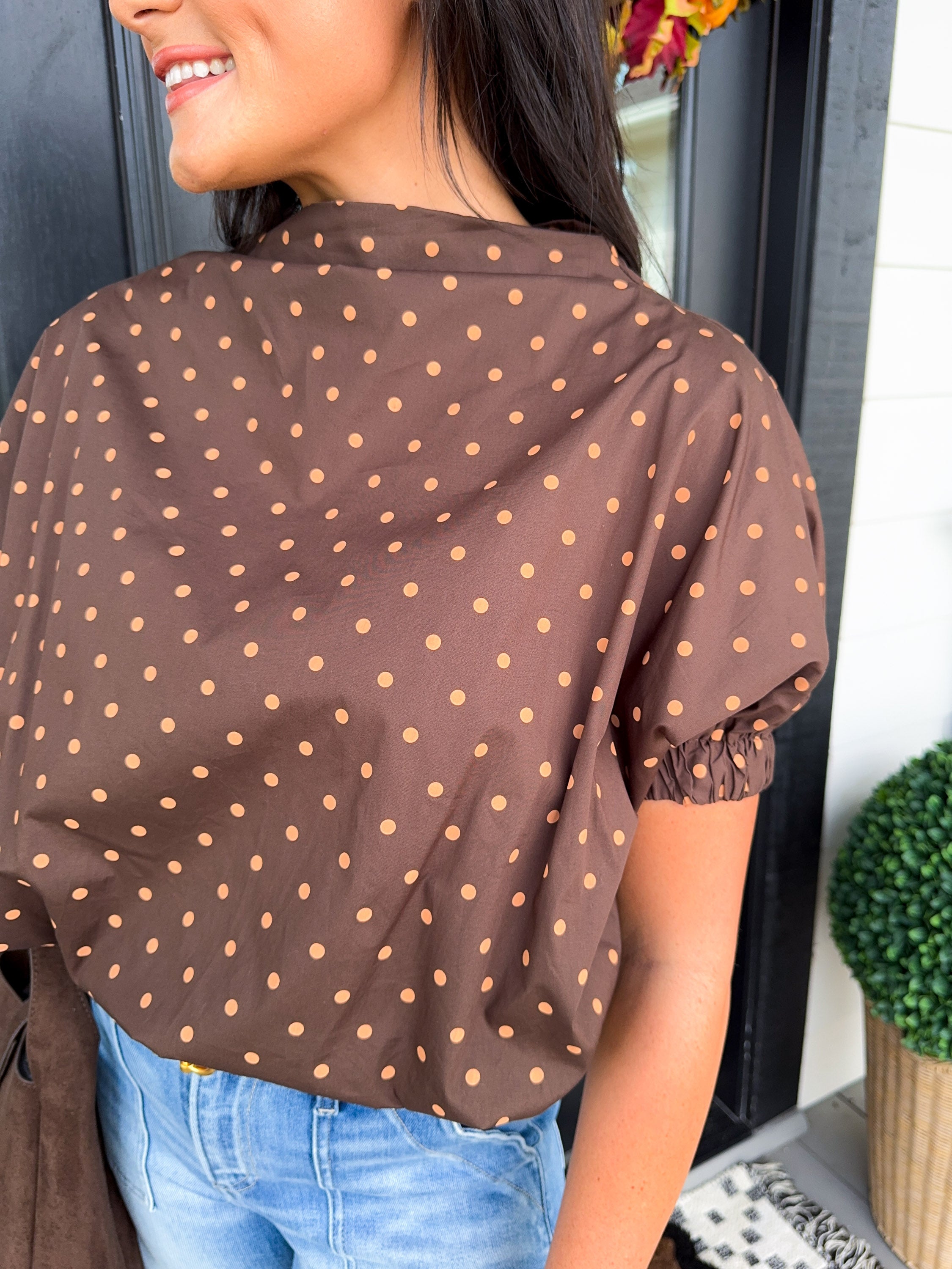 Gold Dot Darling Top