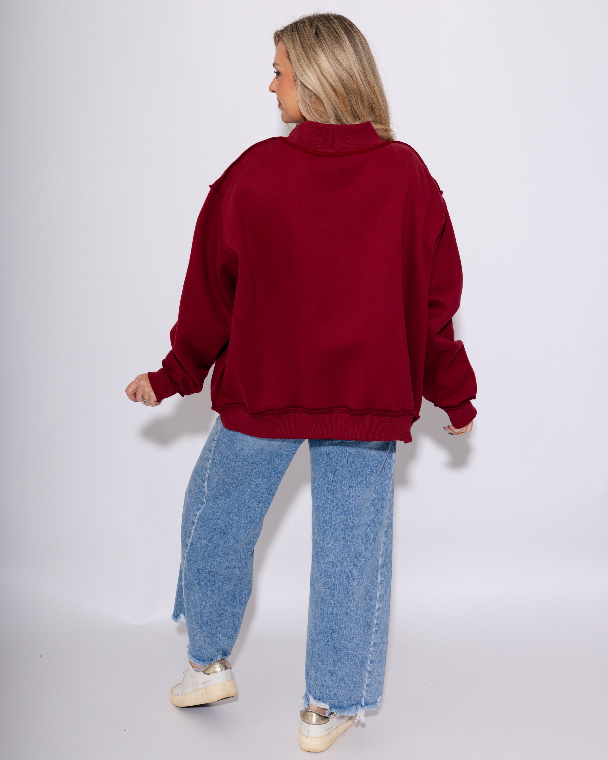Dilly Dally Mockneck Sweatshirt
