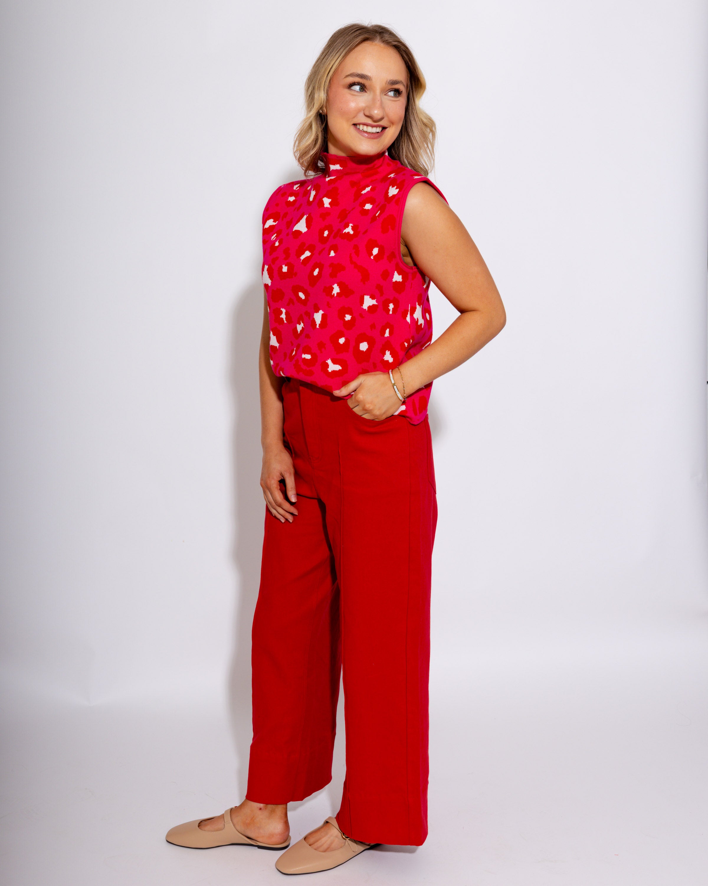 Statement Leopard Knit Top