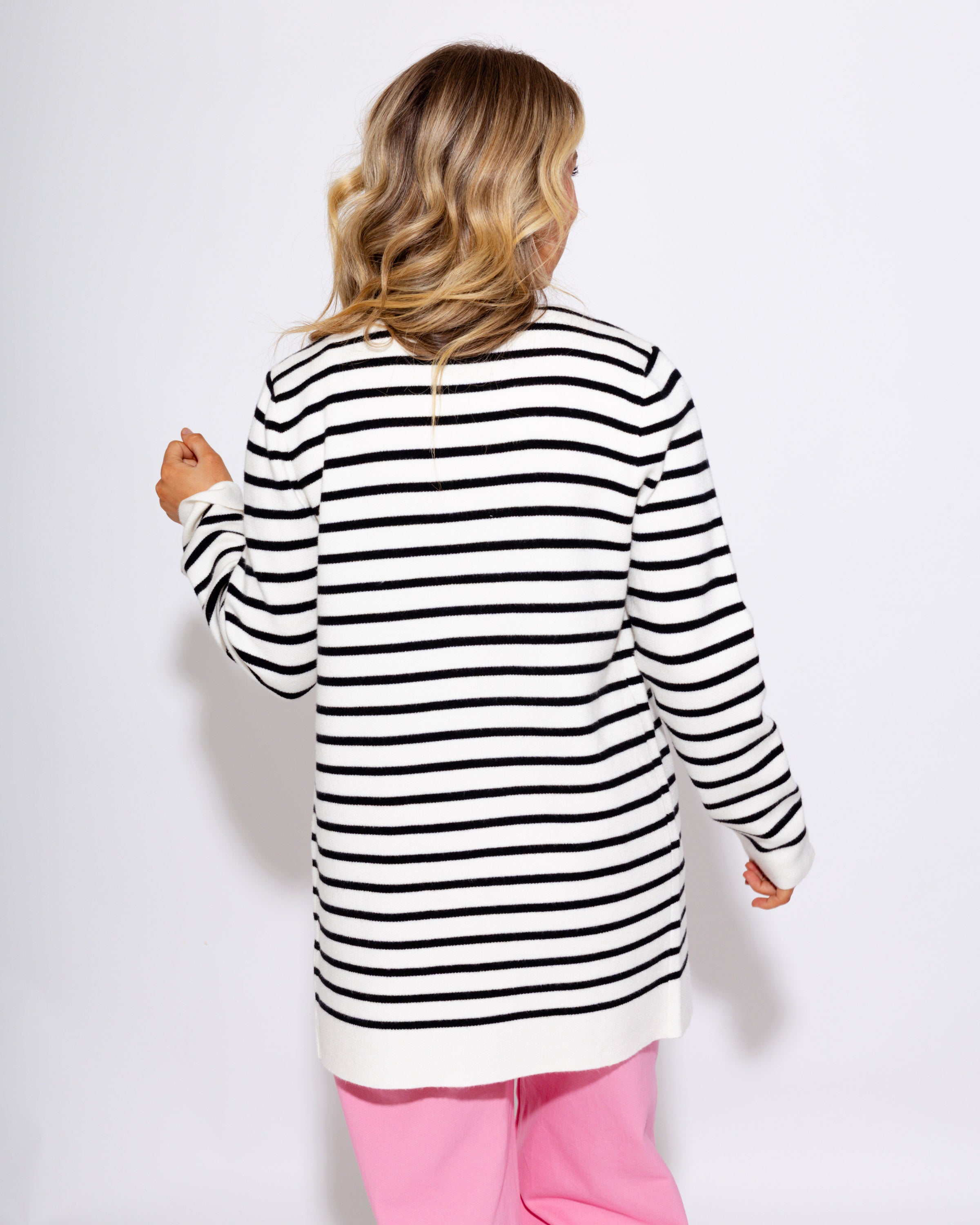 Classy Striped Cardigan