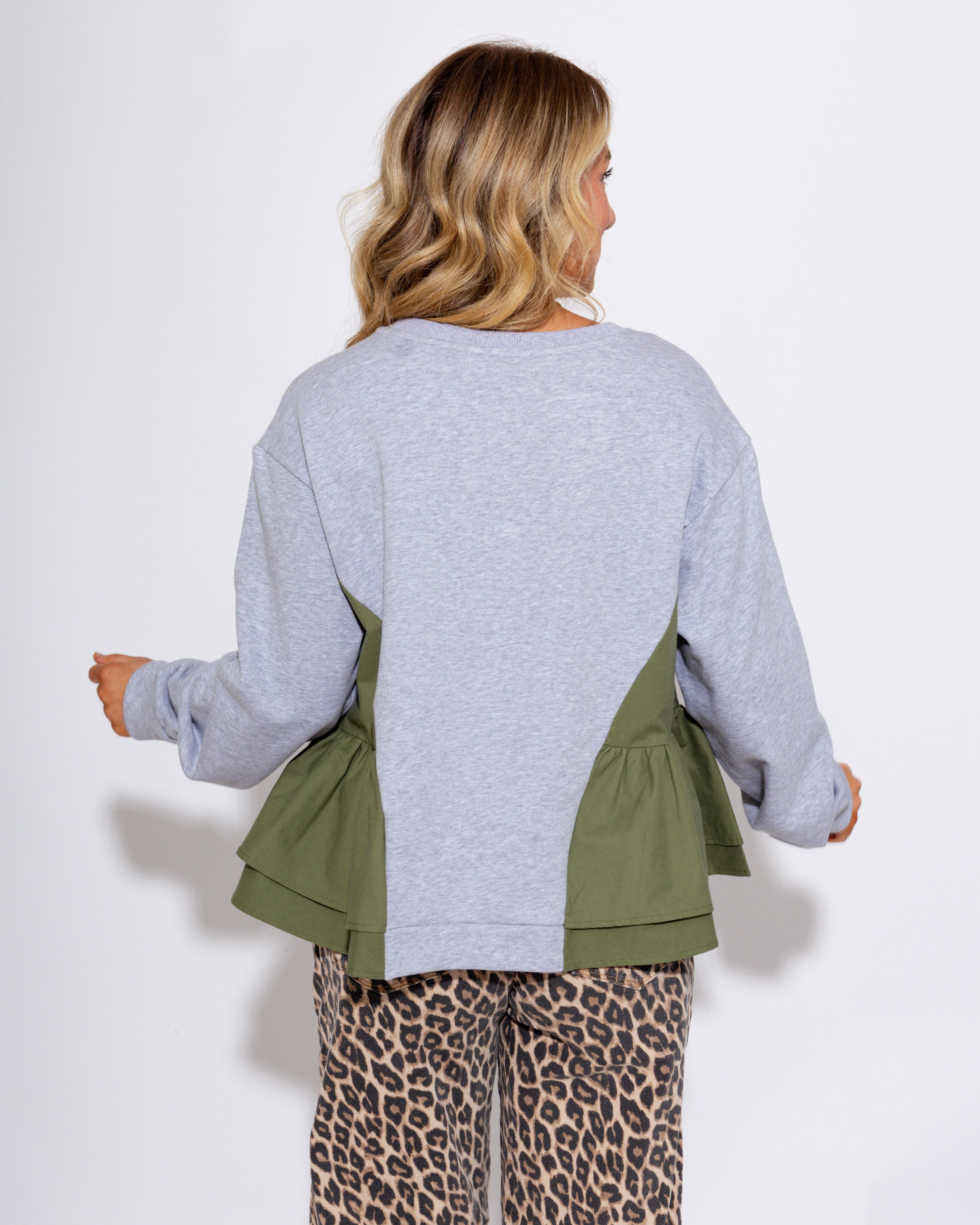 Cozy Colorblock Sweatshirt