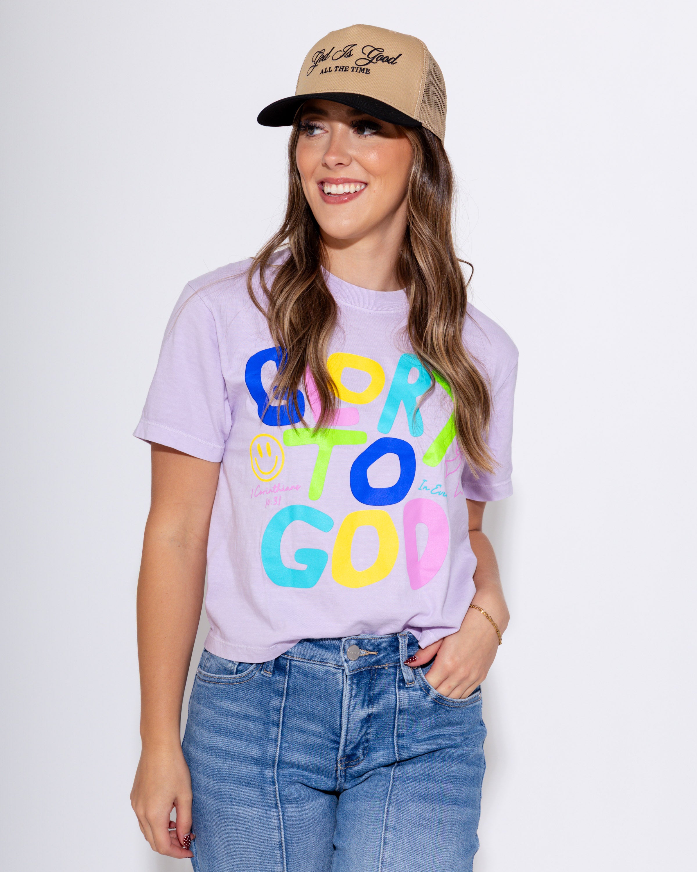 God Is Good All The Time Trucker Hat