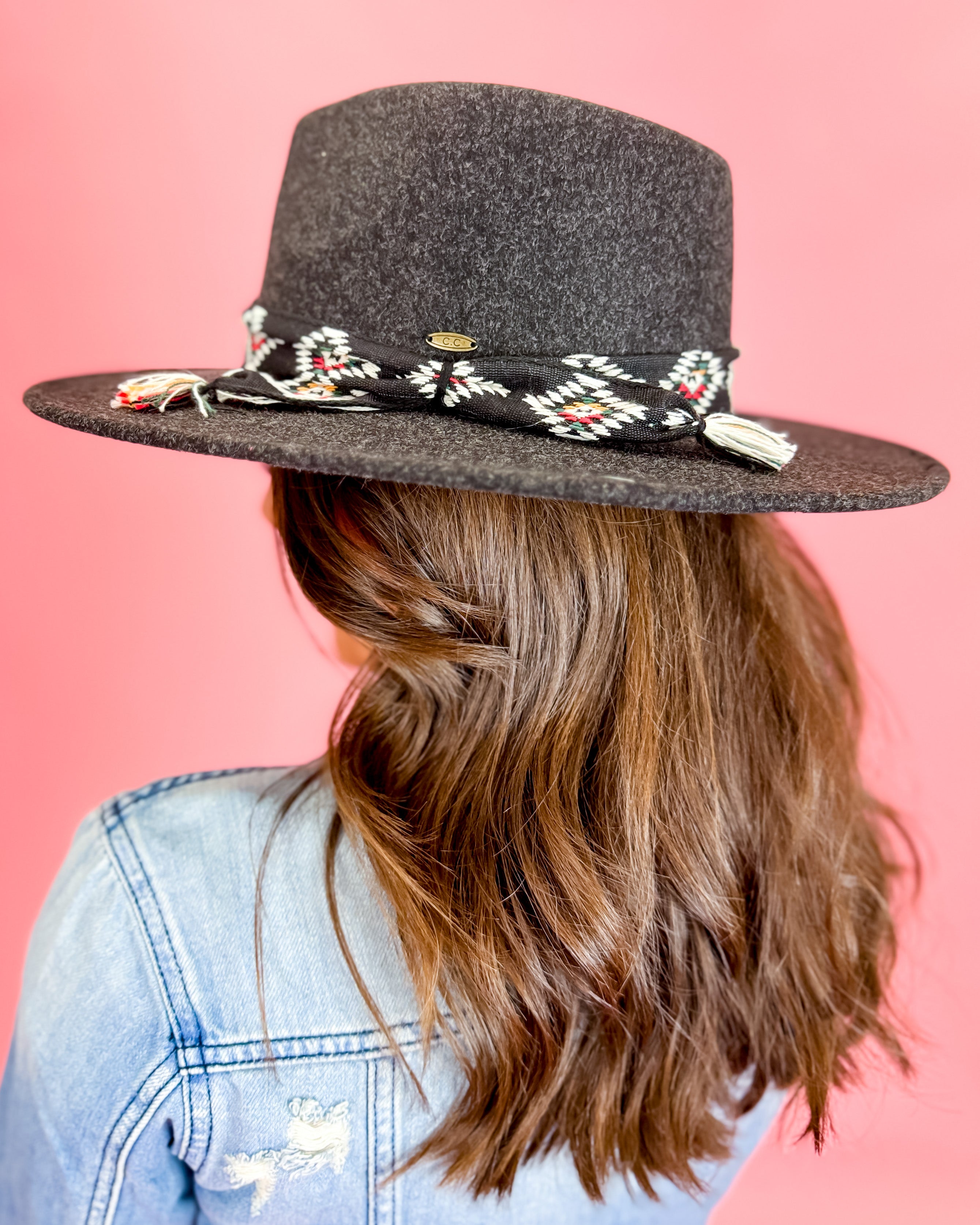 Panama Brim with Aztec Trim Band