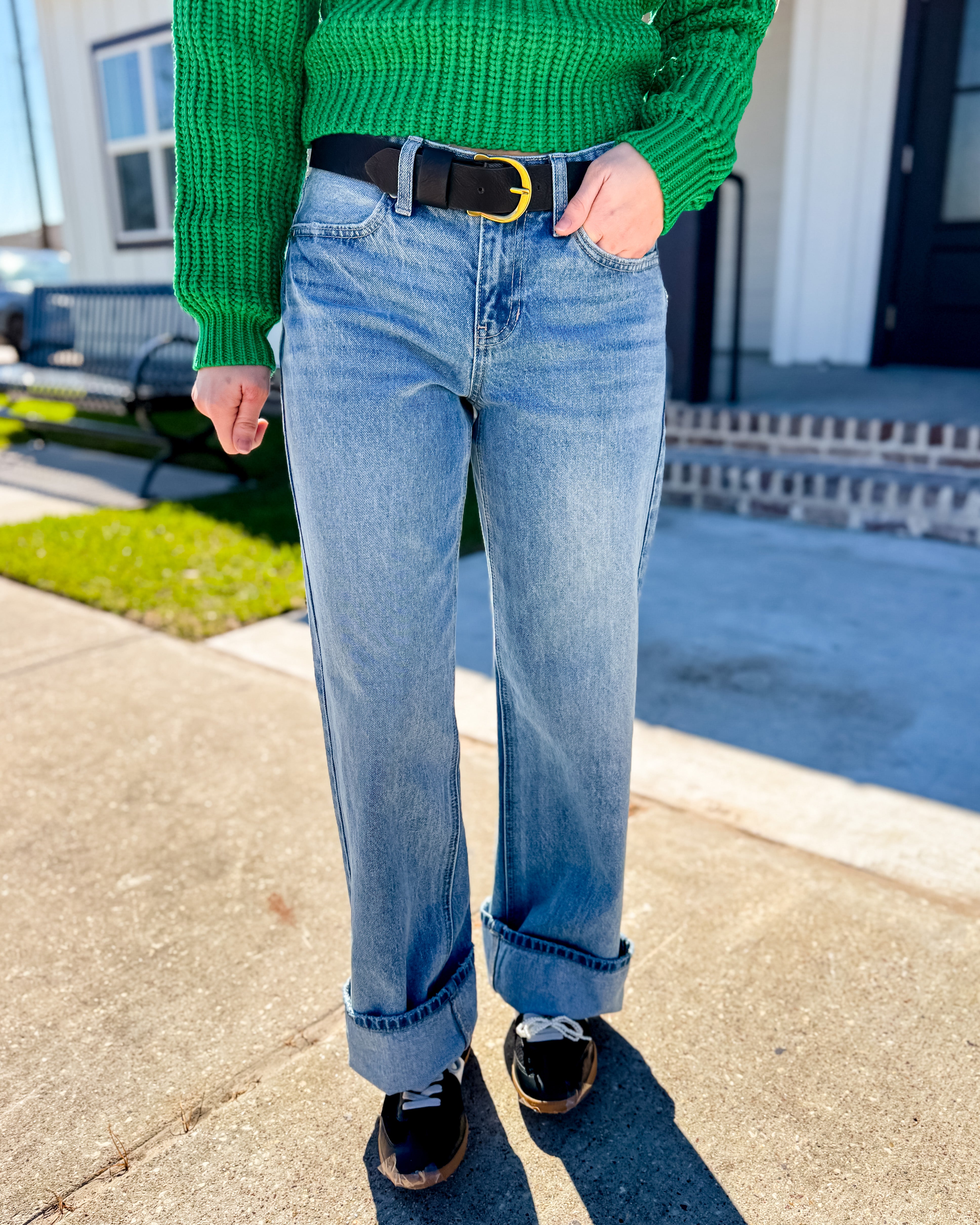 JBD Low Rise Relaxed Straight Leg Jean