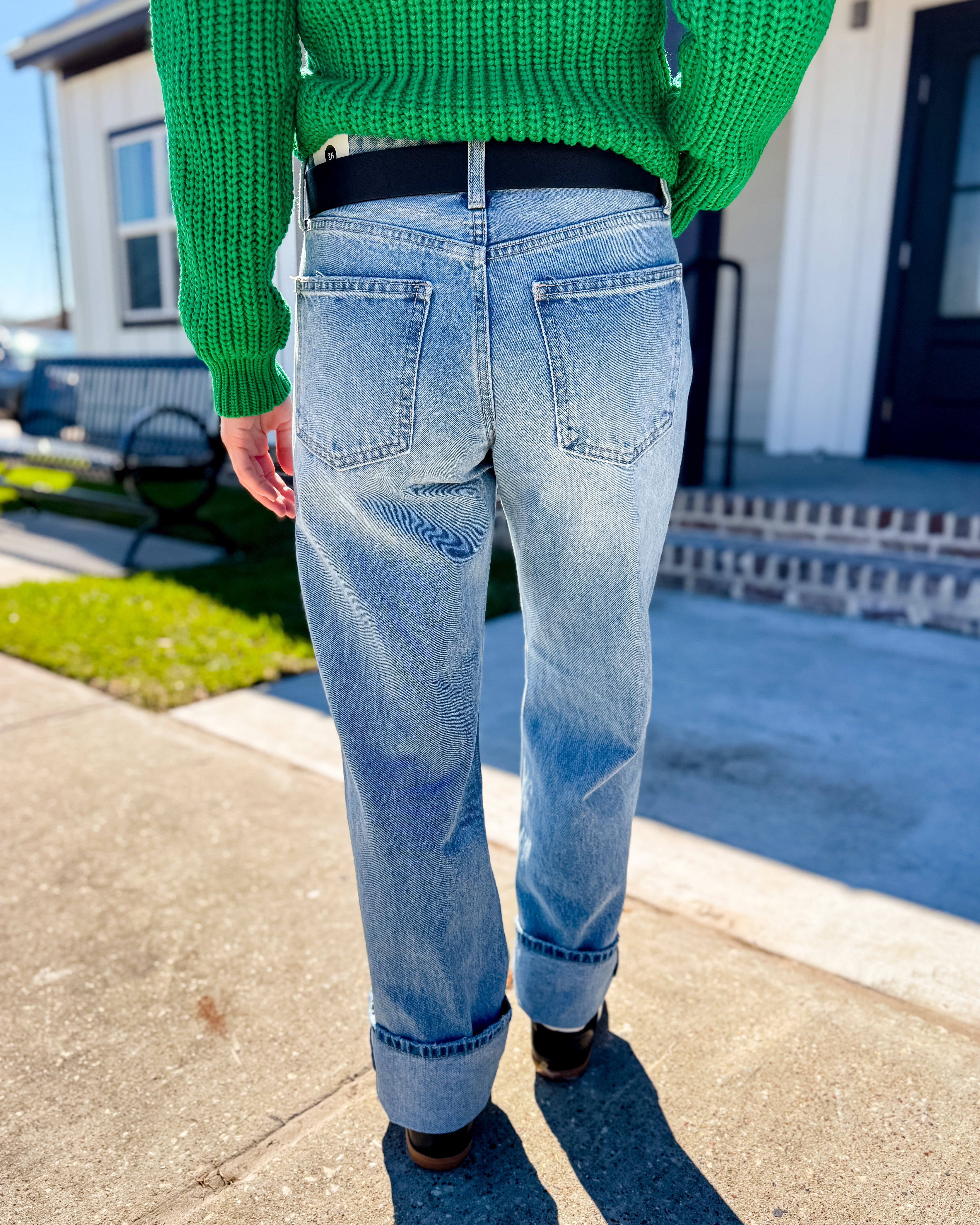 JBD Low Rise Relaxed Straight Leg Jean