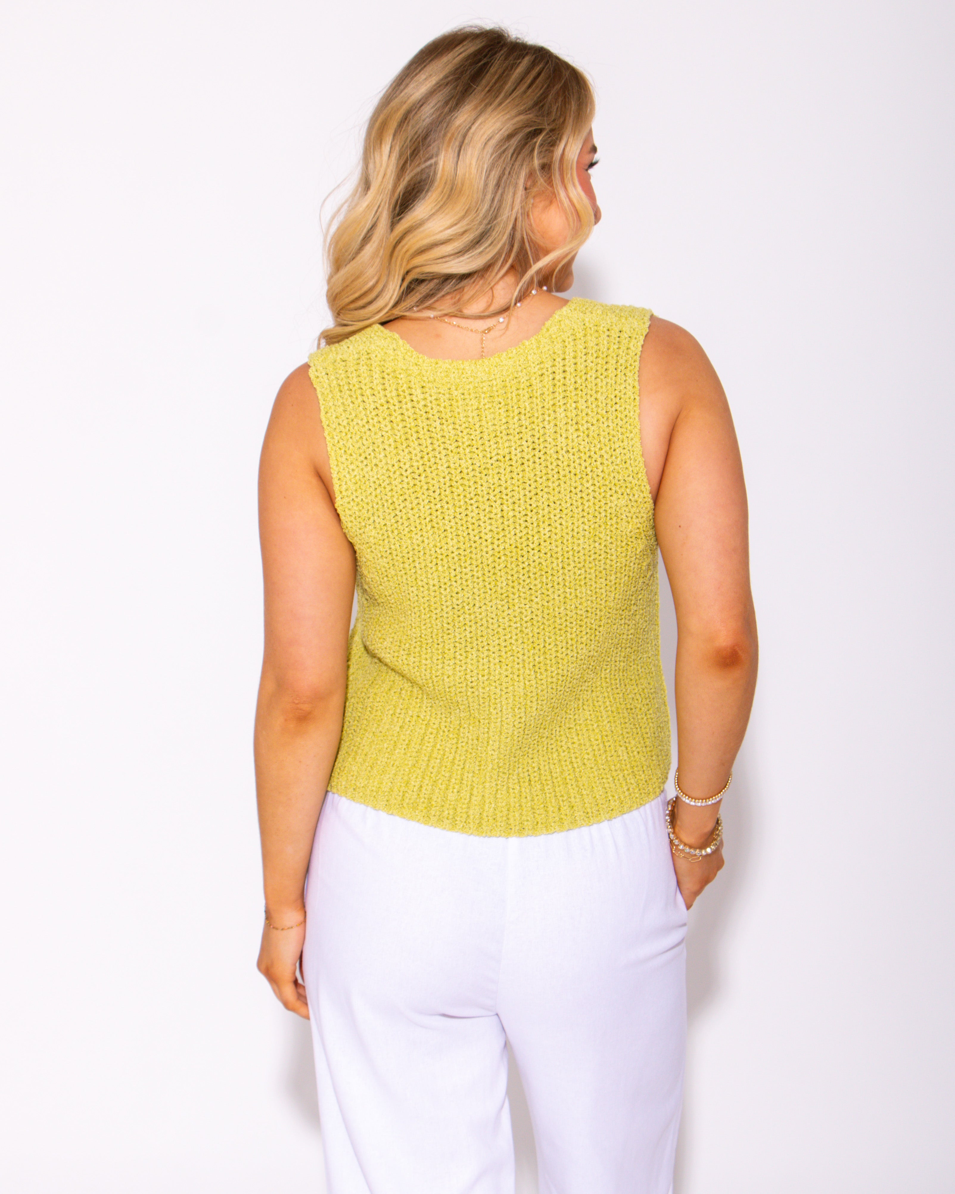 Lime Luxe Vest Top