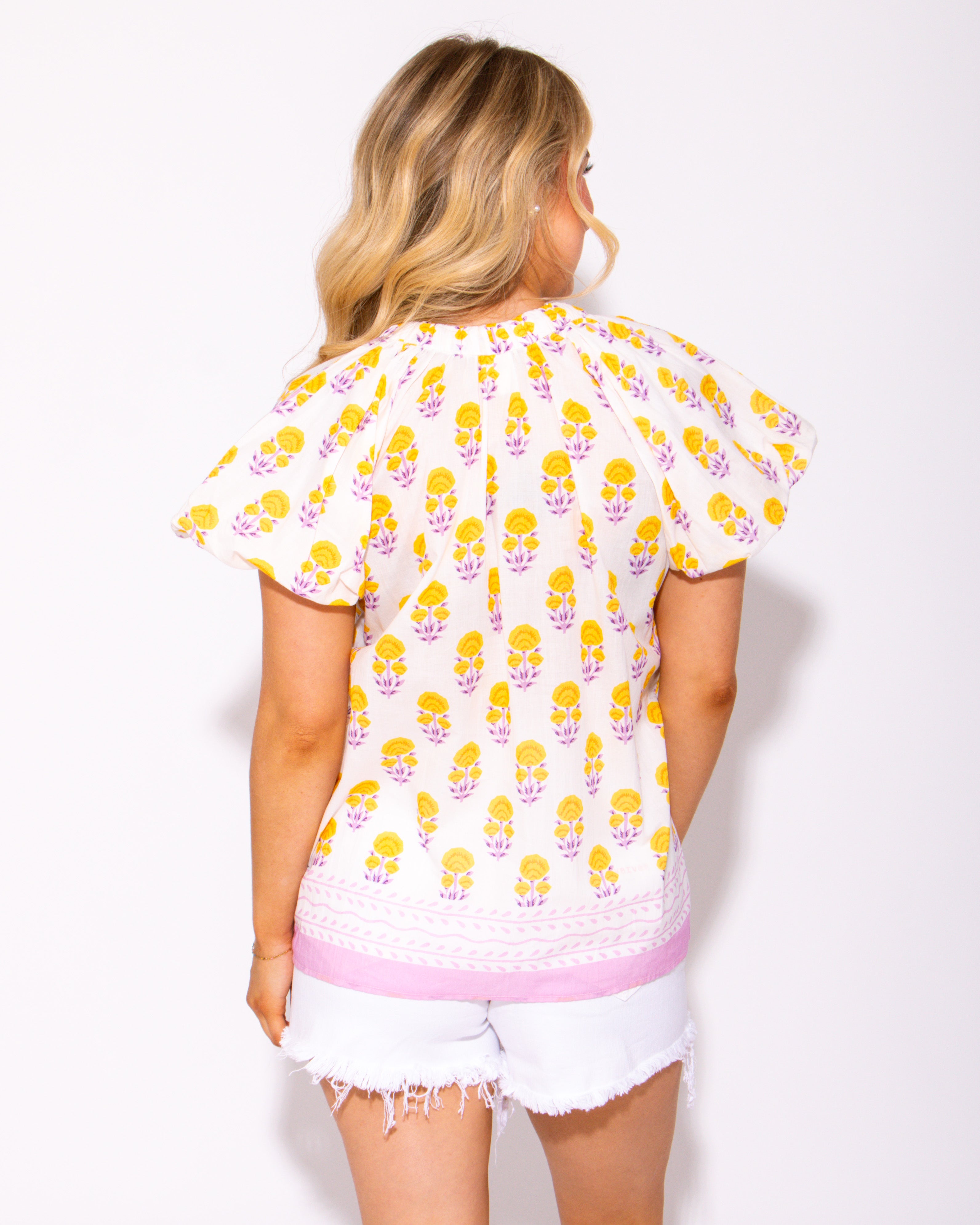 Ivy Jane | Border Block Print Top