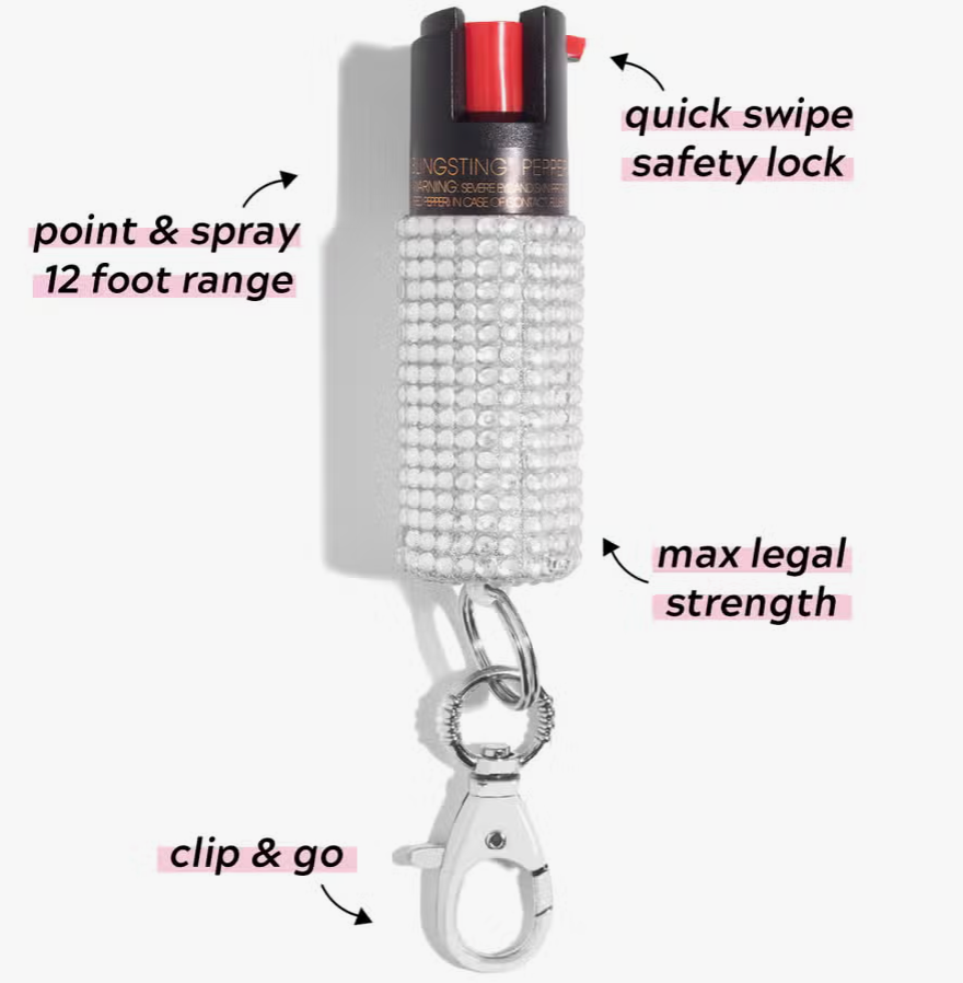 Pepper Spray | Silver Rhinestone