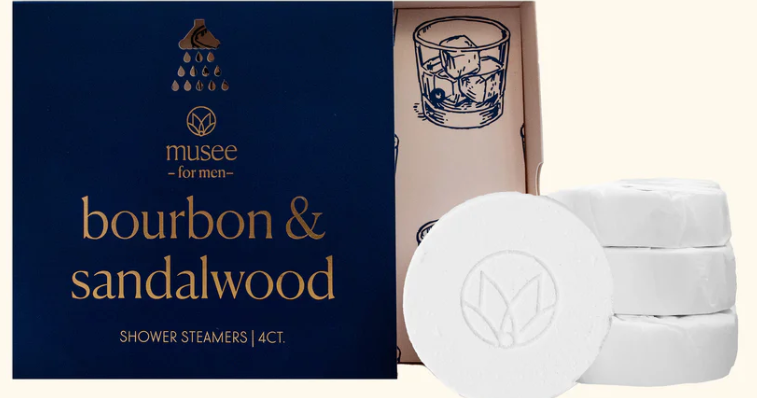 Bourbon & Sandalwood Shower Steamers for Men