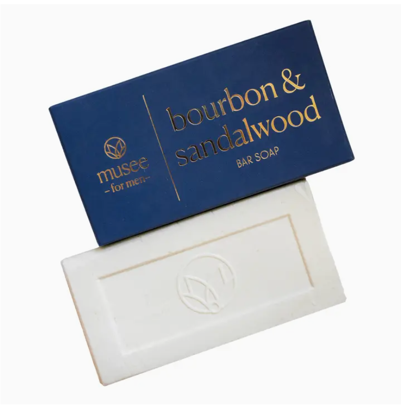 Bourbon & Sandalwood Bar Soap for Men
