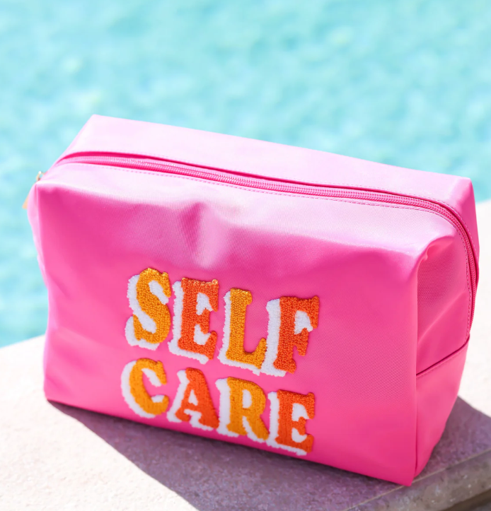 Self Care Oversized Zip Pouch