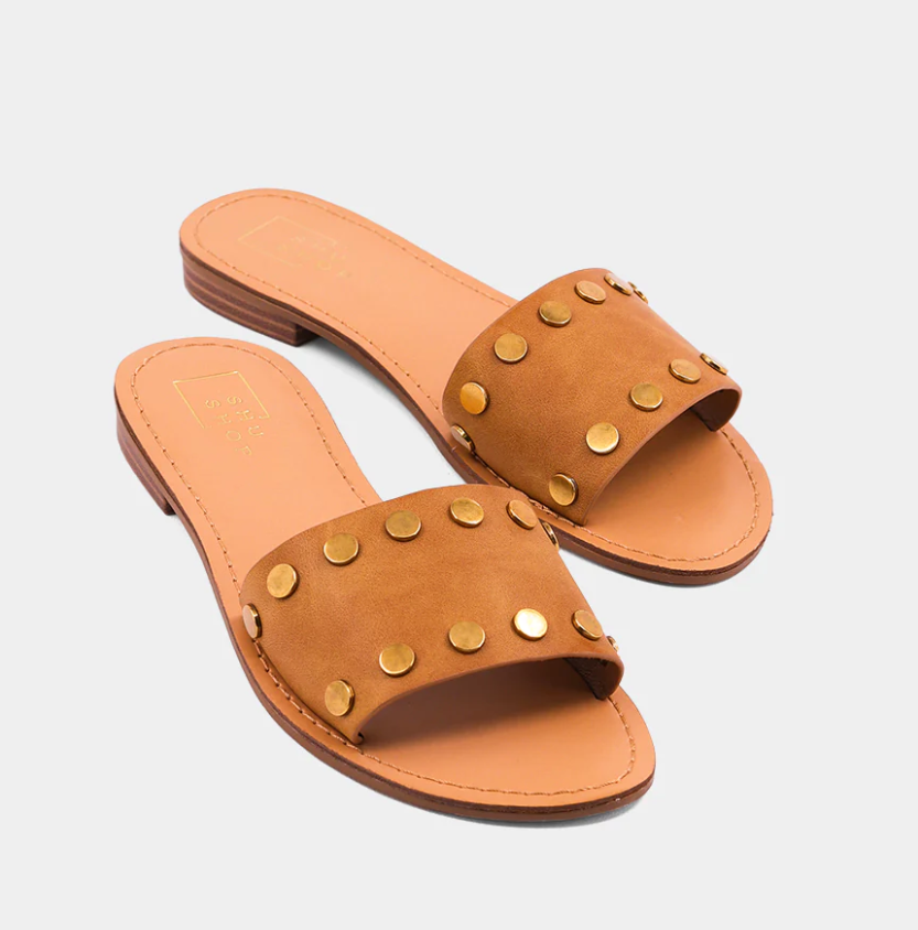 Sunset Stroll Slides in Camel