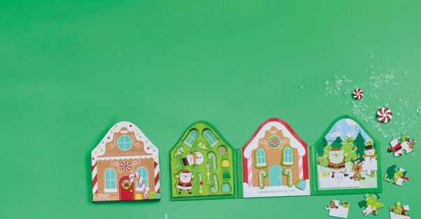 Gingerbread House Magnetic Puzzle Book