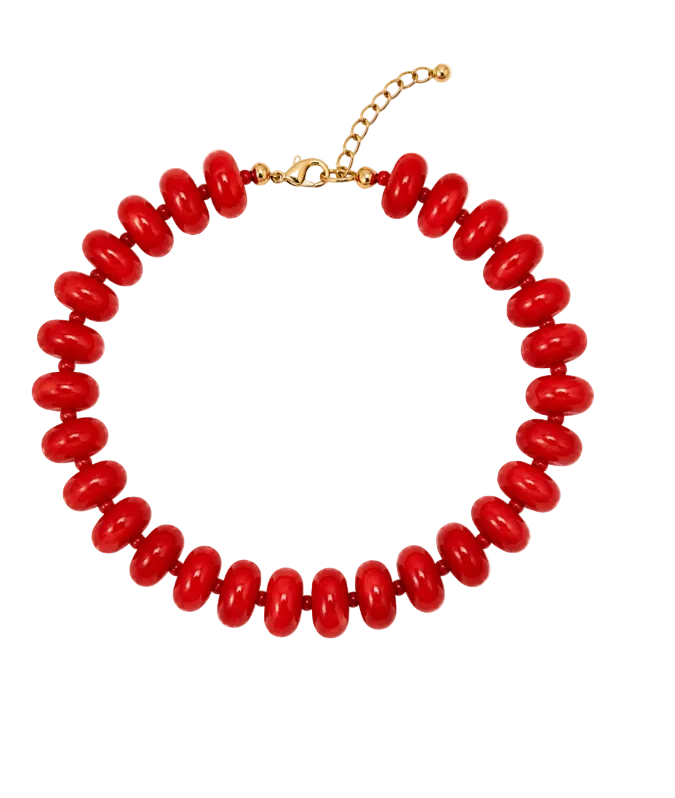Catalina Collar in Red