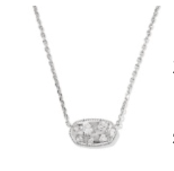 Holland Crystal Short Pendant Necklace