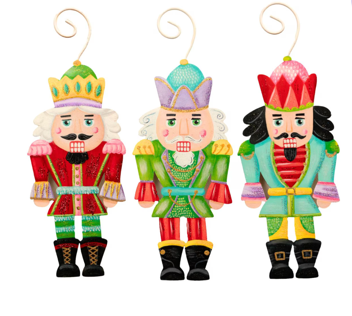 Merry and Bright Nutcracker Oranaments