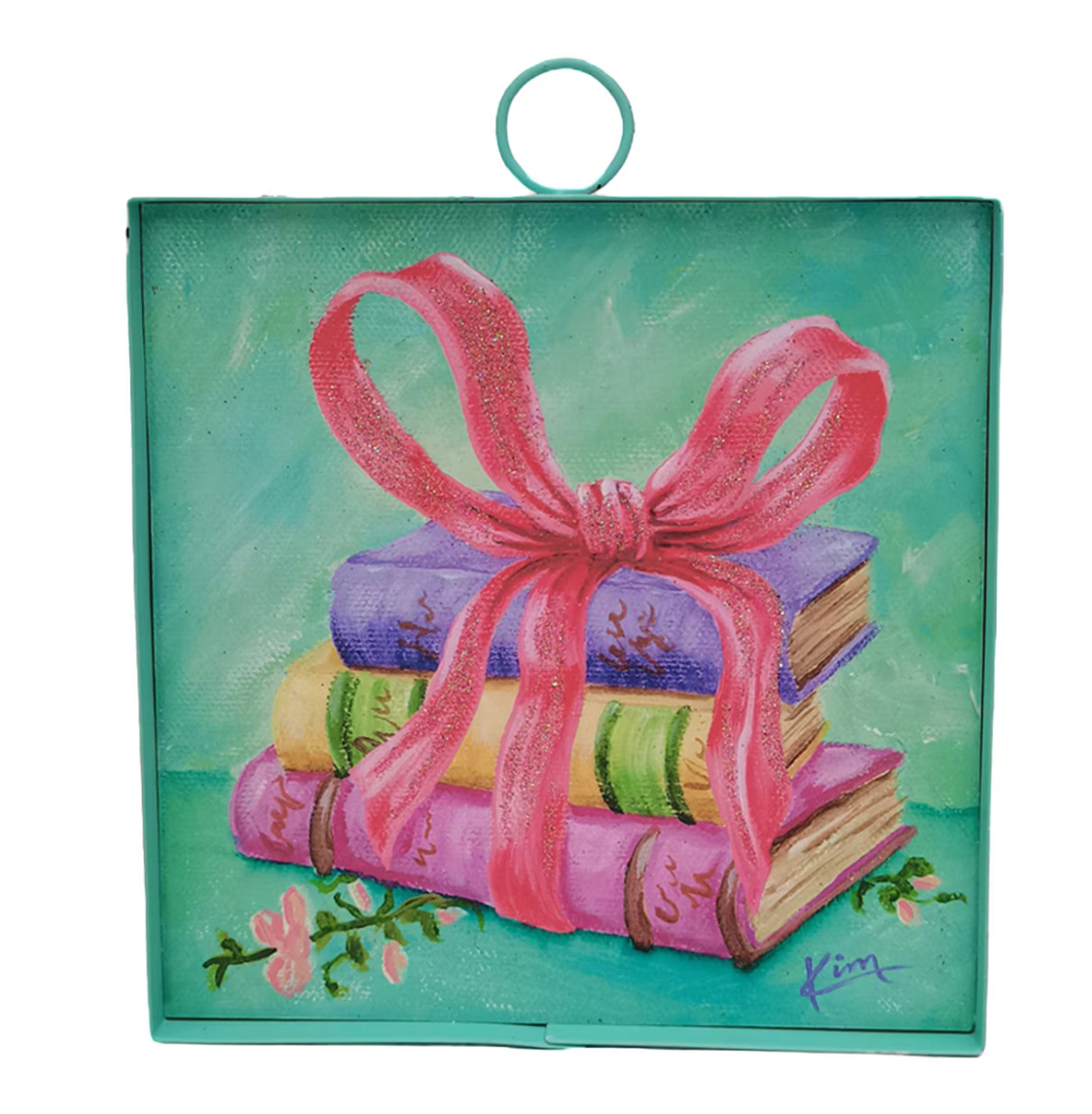 Books & Bow Charm