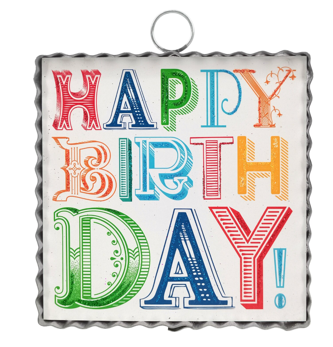 "Happy Birthday" Typography