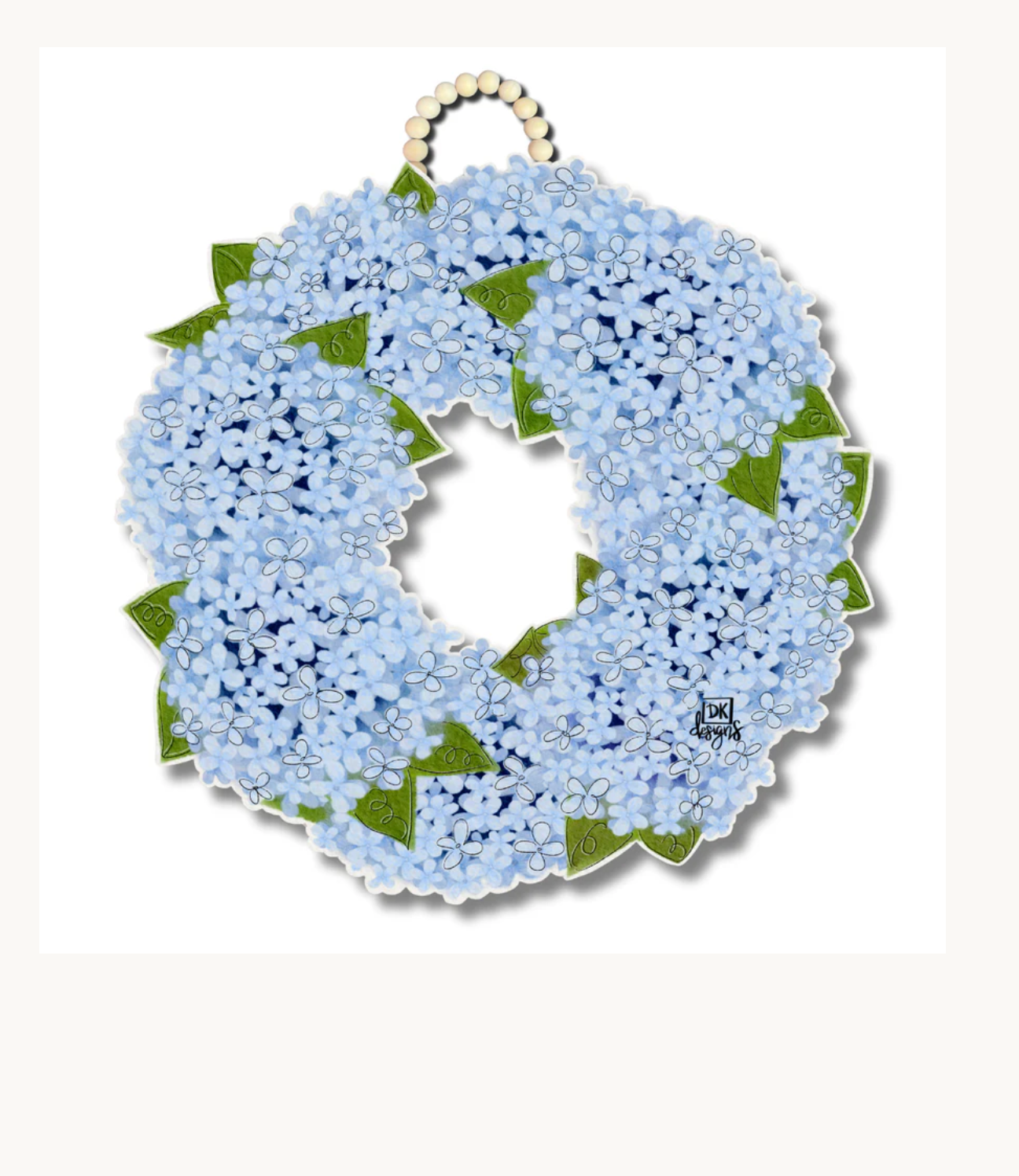 Hydrangea Wreath Door Hanger