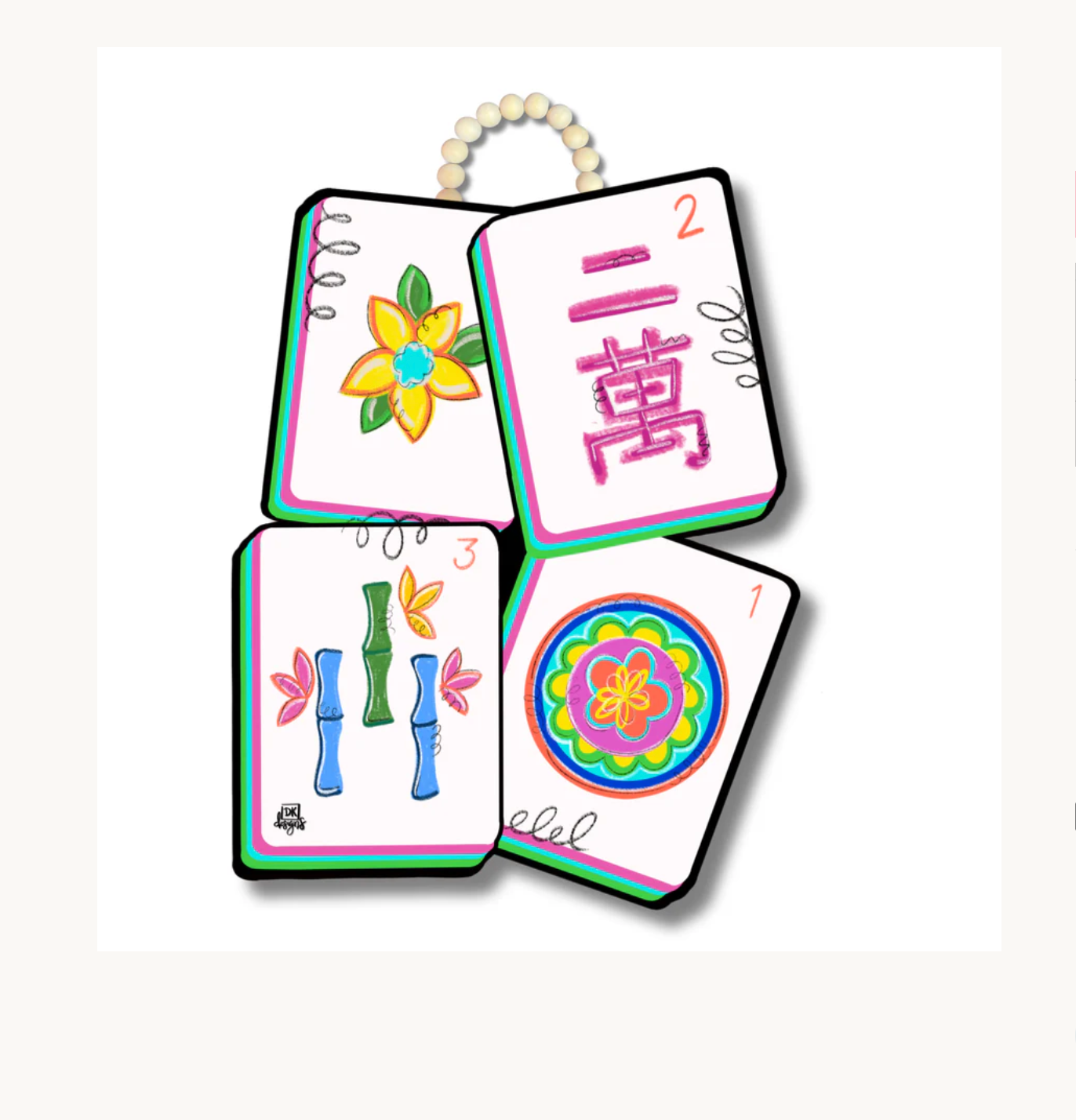 Mahjong Door Hanger