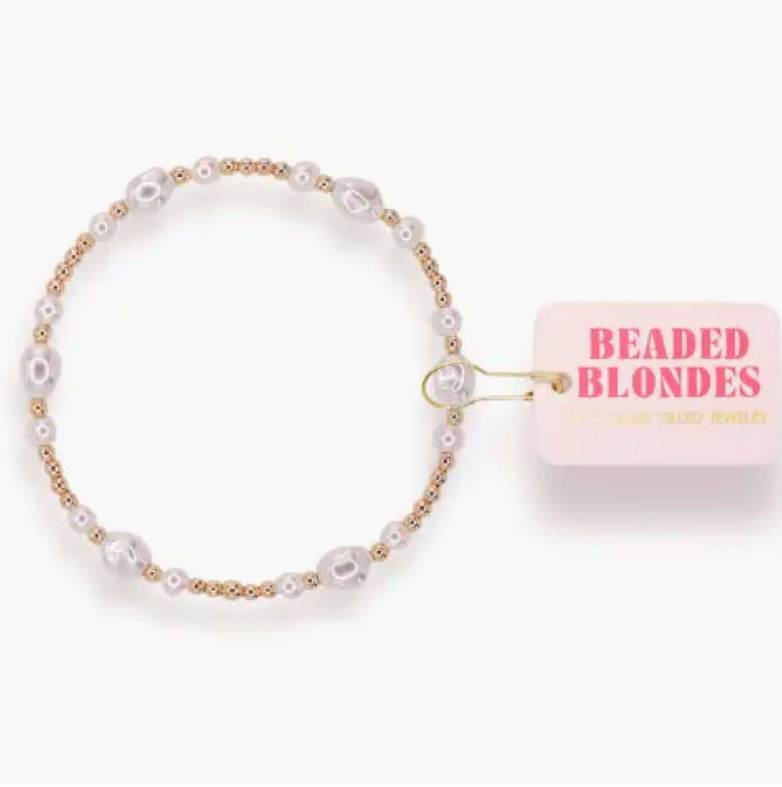 Serena Pearl Bracelet in Gold
