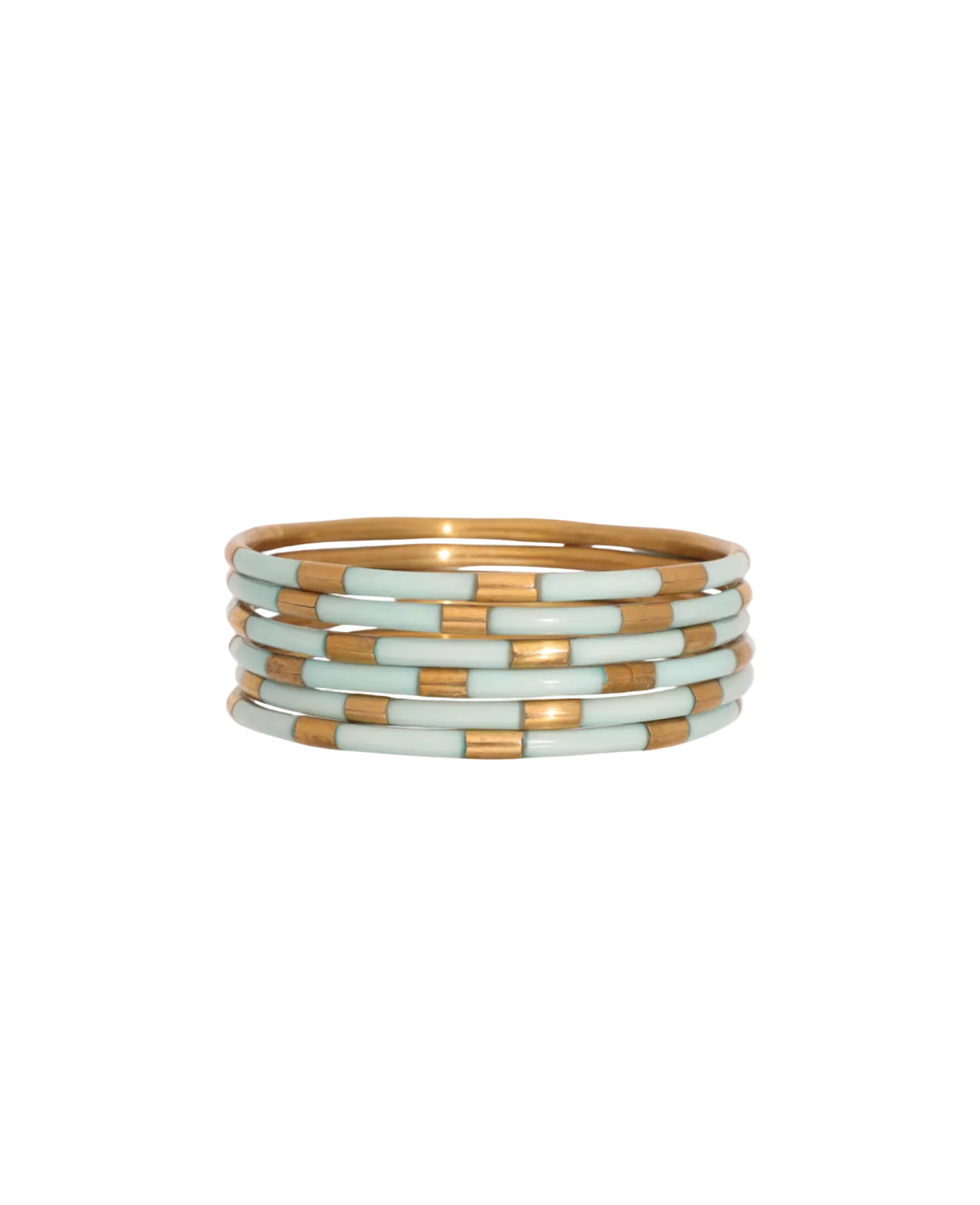 Veda Bangles - Set of 6 - Mint
