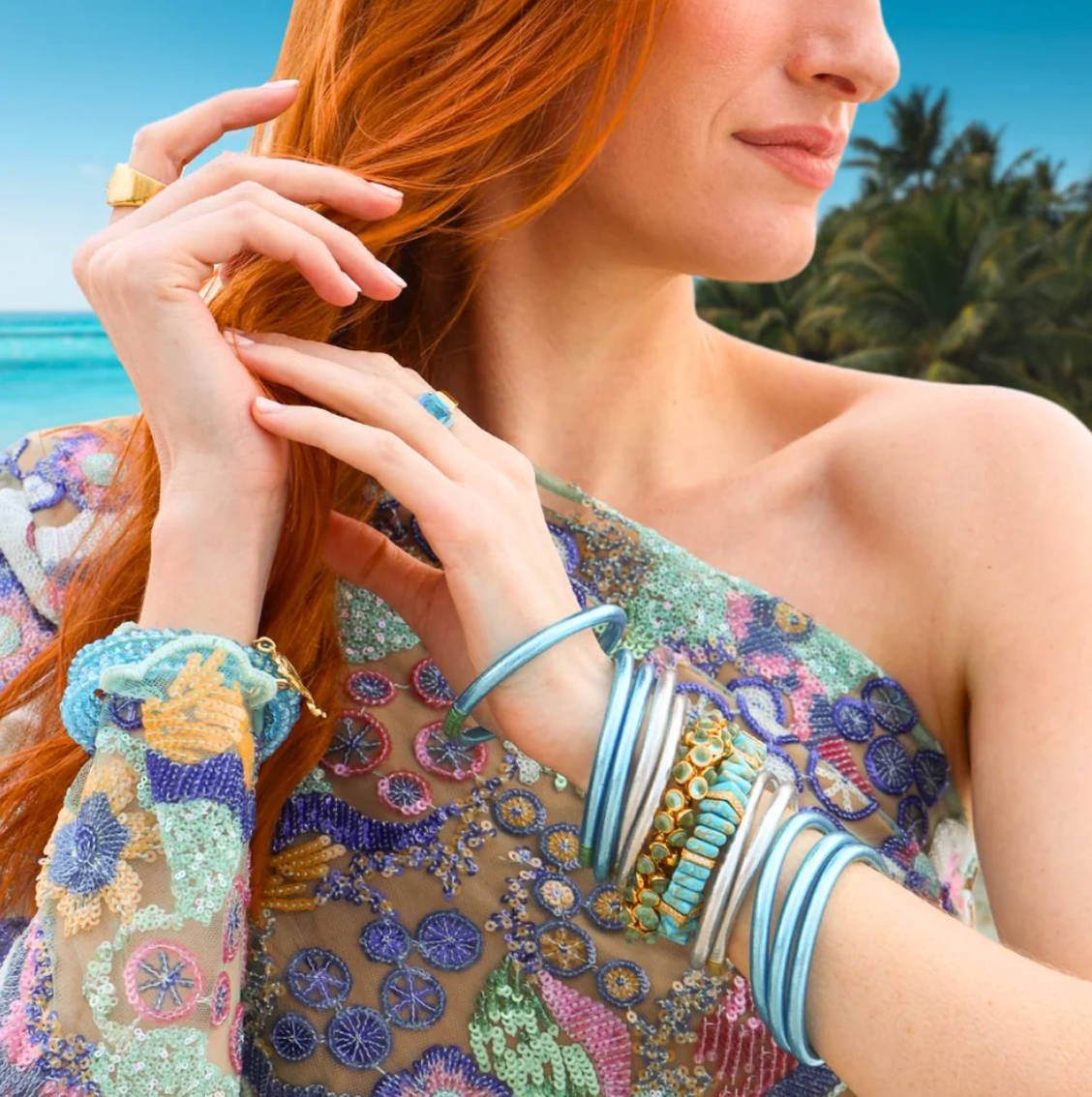 Azure All Weather Bangles® (AWB®) - Serenity Prayer