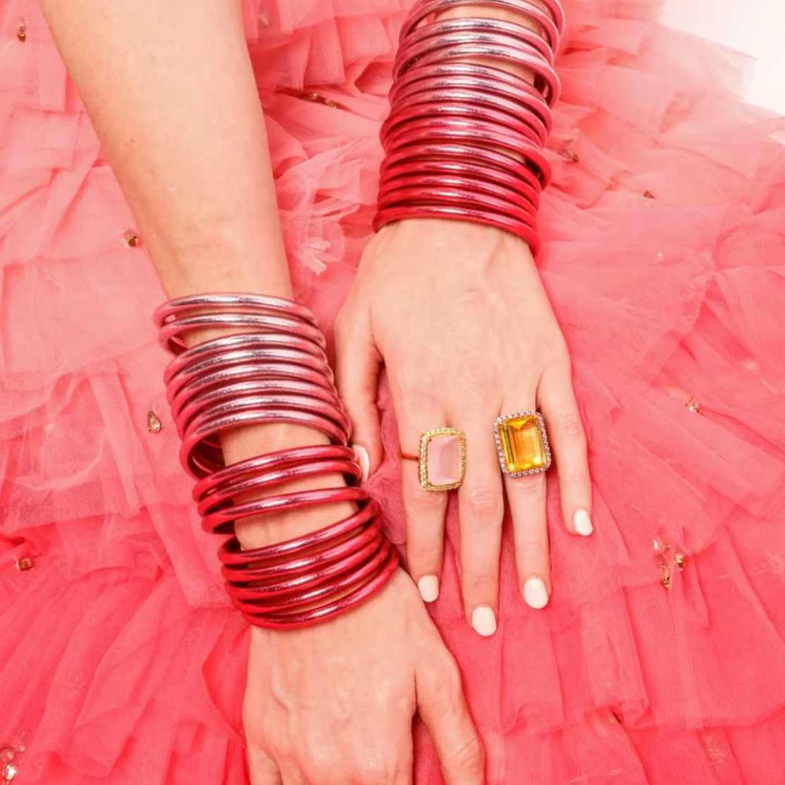 Carousel Pink All Weather Bangles® (AWB®) - Serenity Prayer