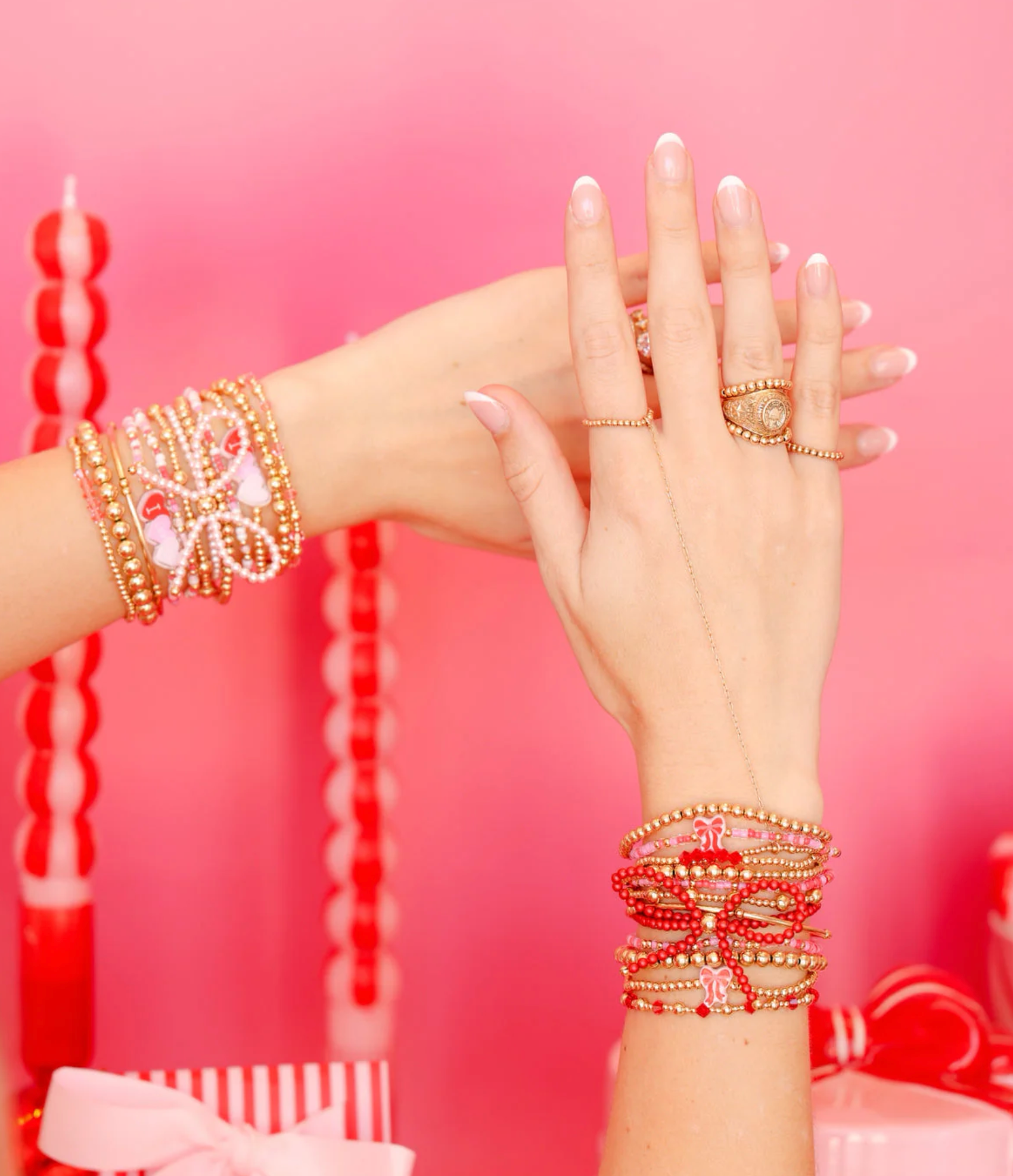 Valentines Bow Bracelet