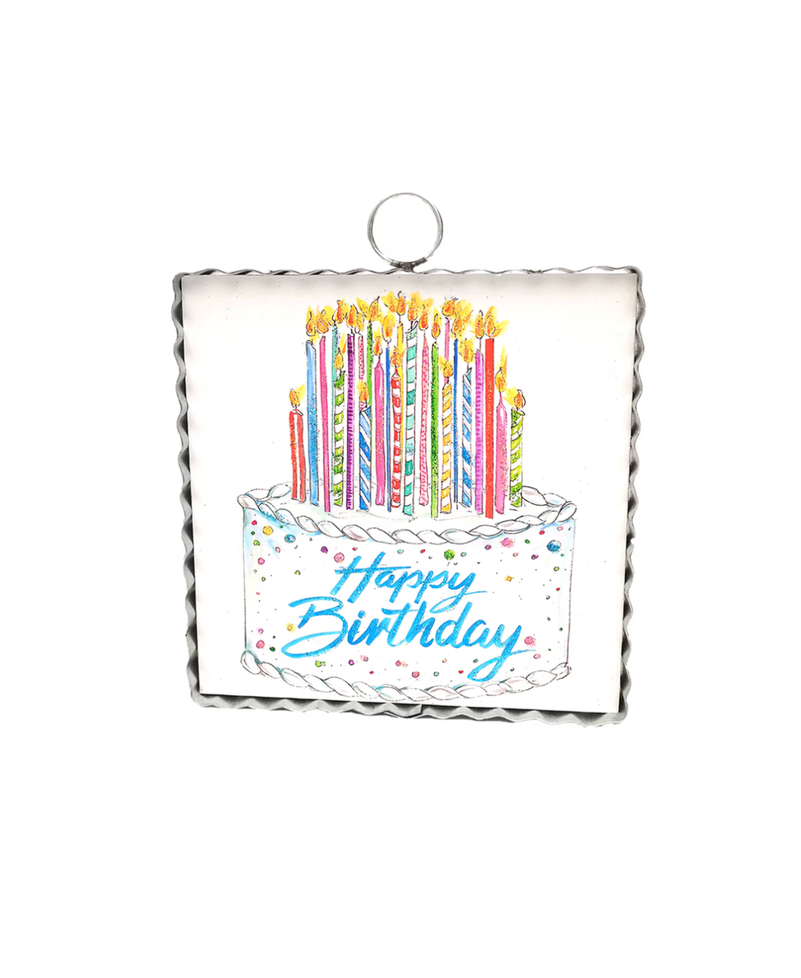 Happy Birthday Cake Charm