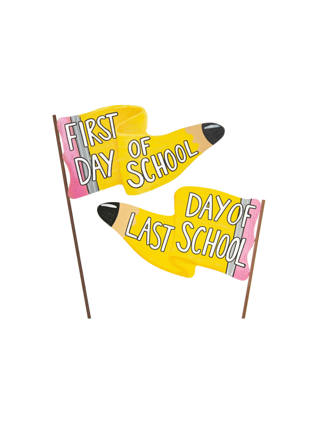 First/Last Day Of School Reversible Flag