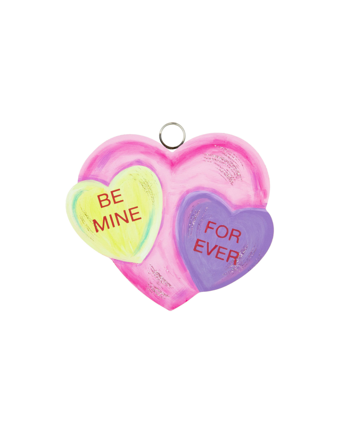 Mini Talking Hearts Charm