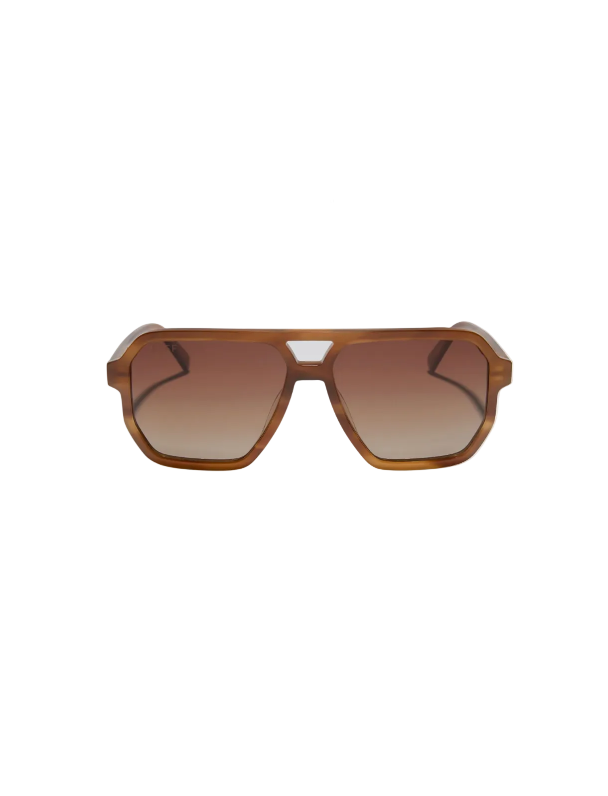 Cameron- Tawny Tortoise Brown + Gradient Polarized Glasses