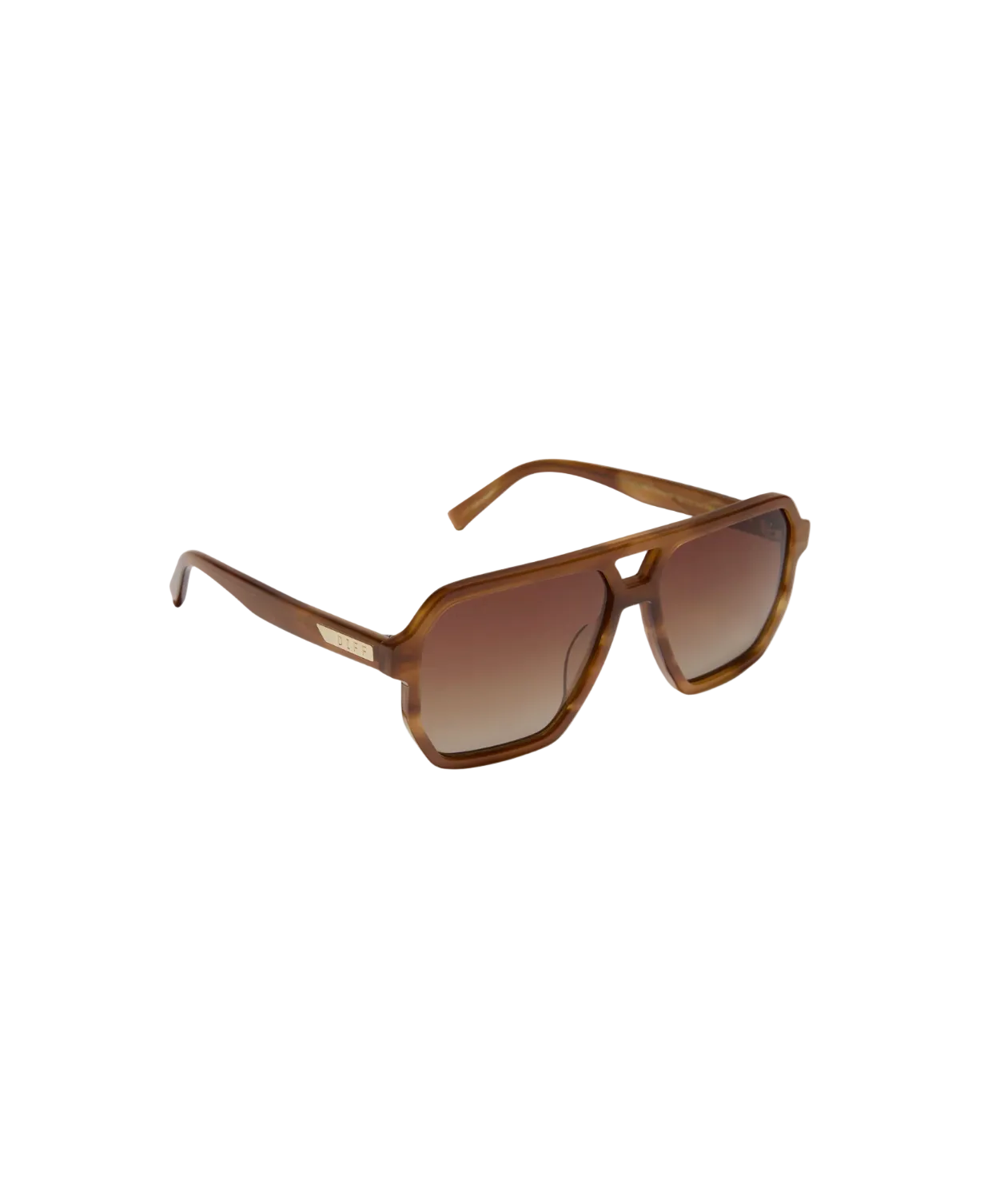 Cameron- Tawny Tortoise Brown + Gradient Polarized Glasses