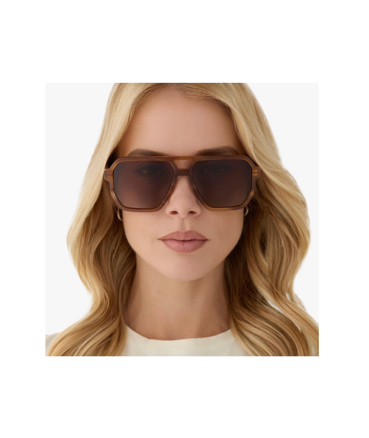 Cameron- Tawny Tortoise Brown + Gradient Polarized Glasses
