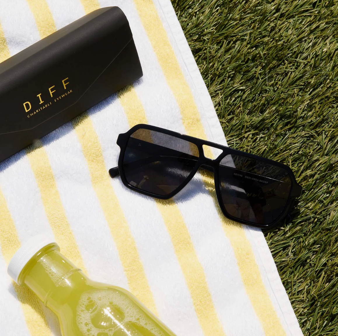 Cameron- Black + Grey Polarized