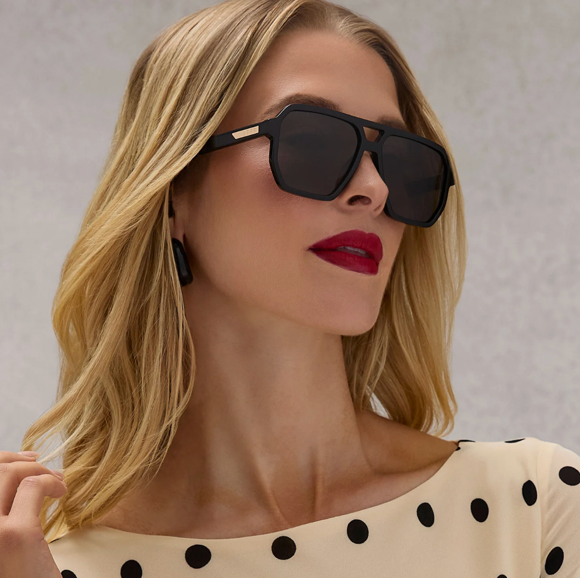 Cameron- Black + Grey Polarized