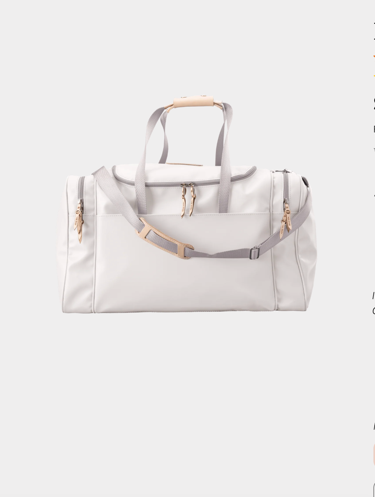 Large Square Duffle
