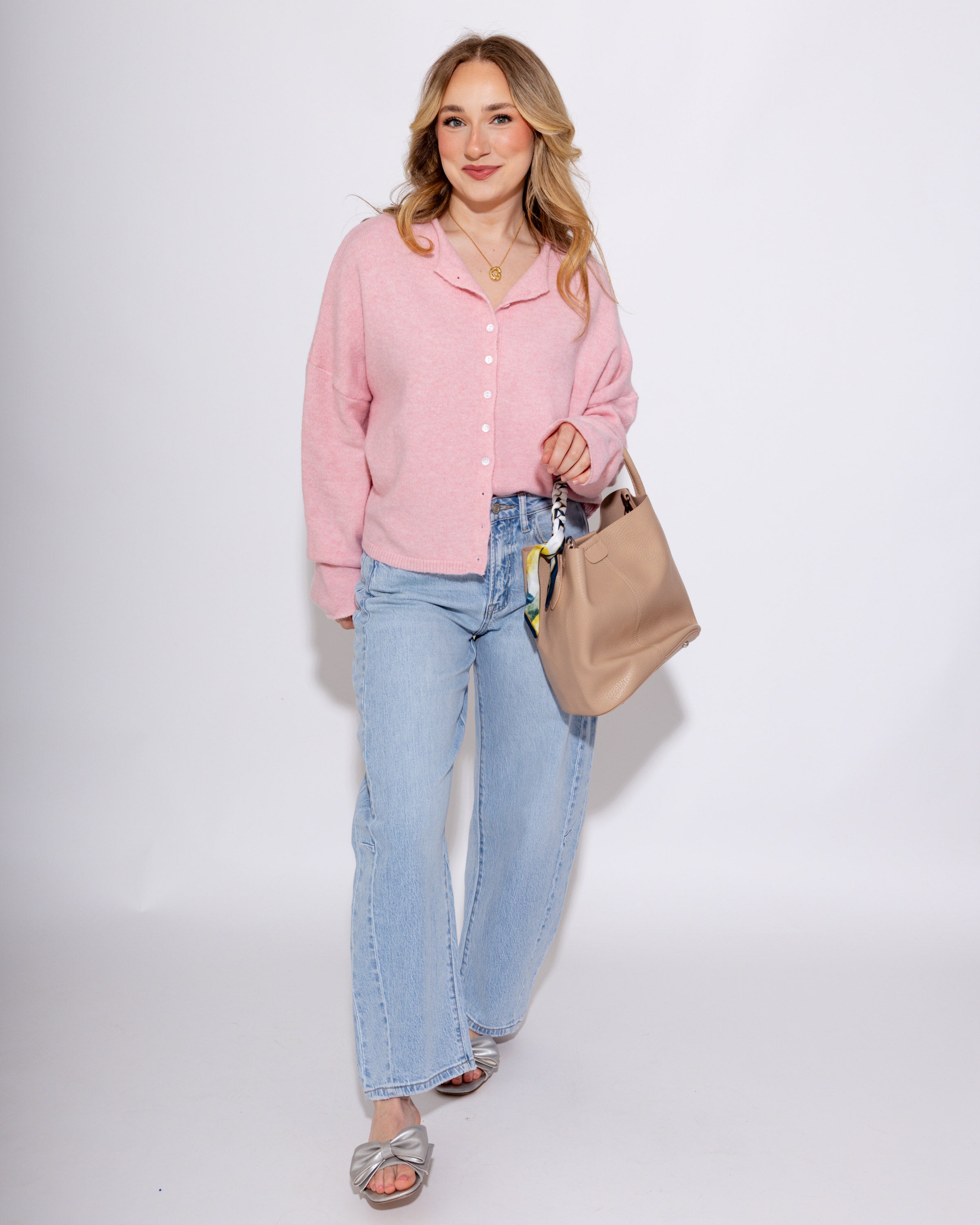 Vervet | High Rise Crop Barrel Jeans