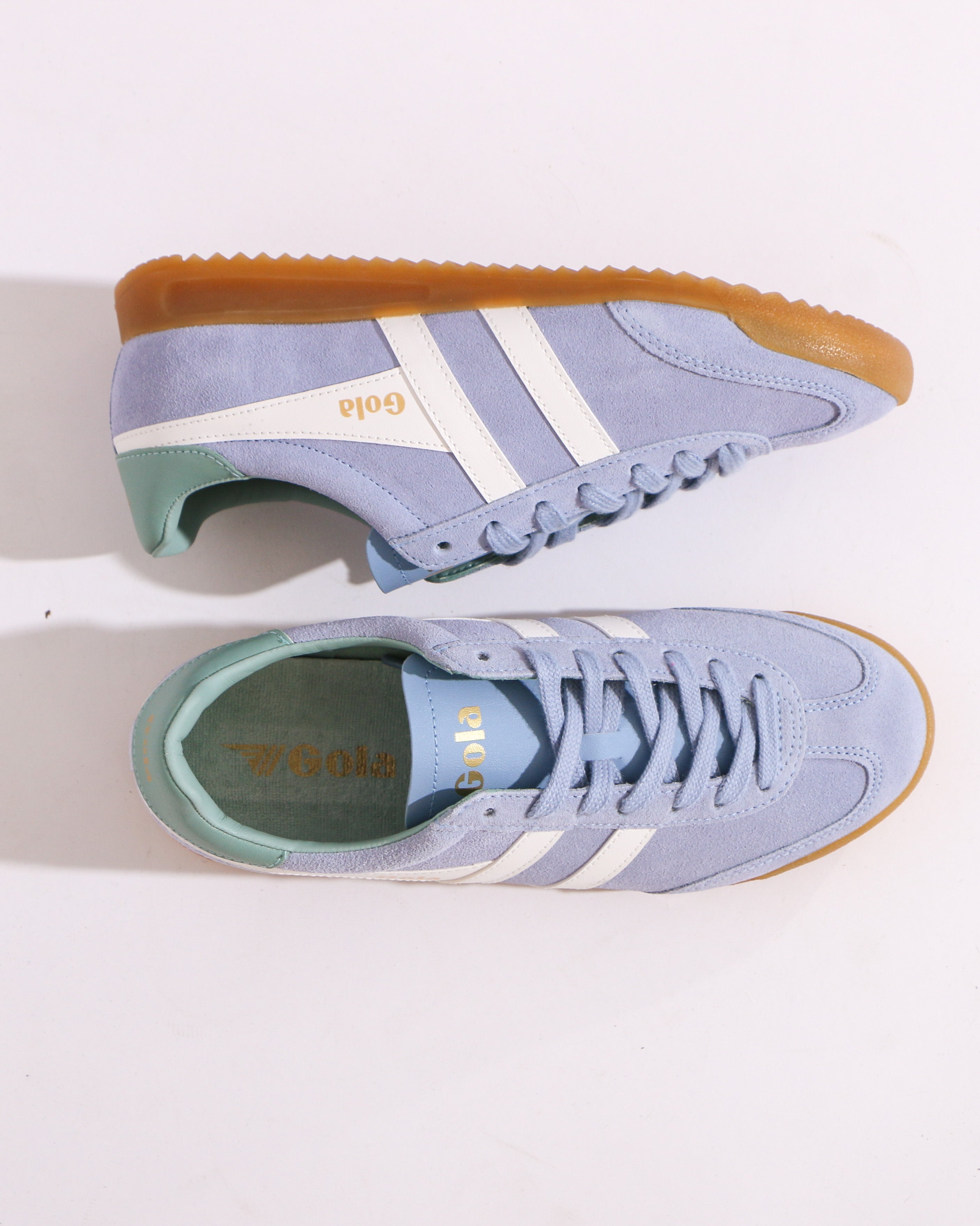 Gola Torpedo Sneaker in Air Blue and Off White