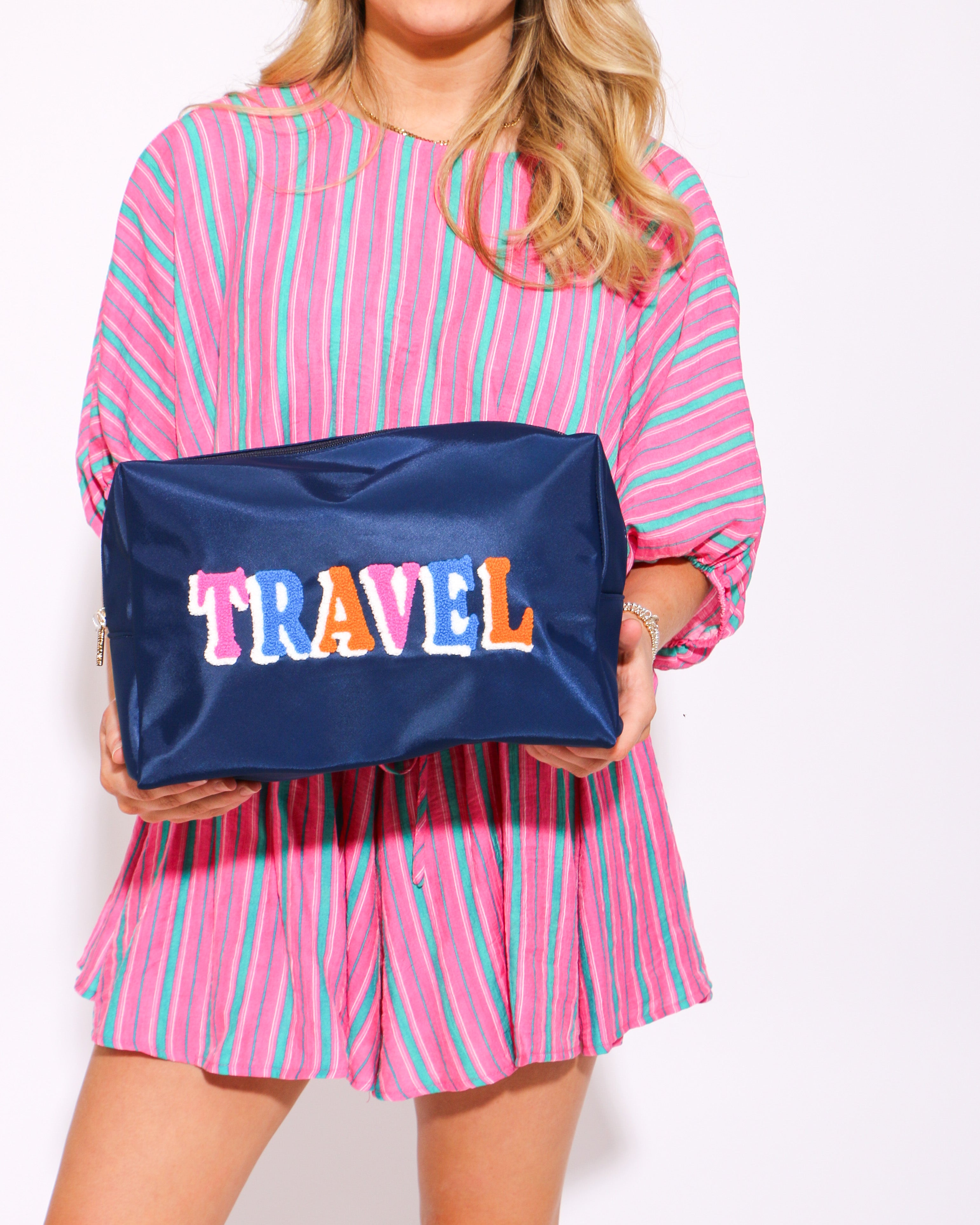 Travel Oversized Zip Pouch